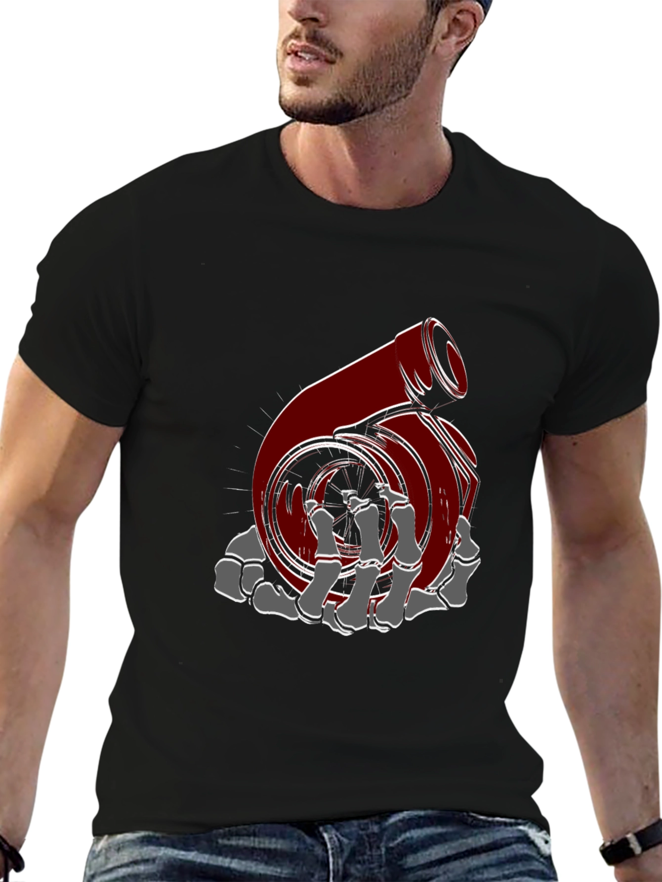 Turbocharged Skeleton Hand T-Shirt