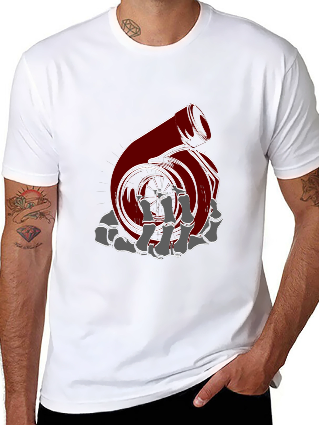 Turbocharged Skeleton Hand T-Shirt