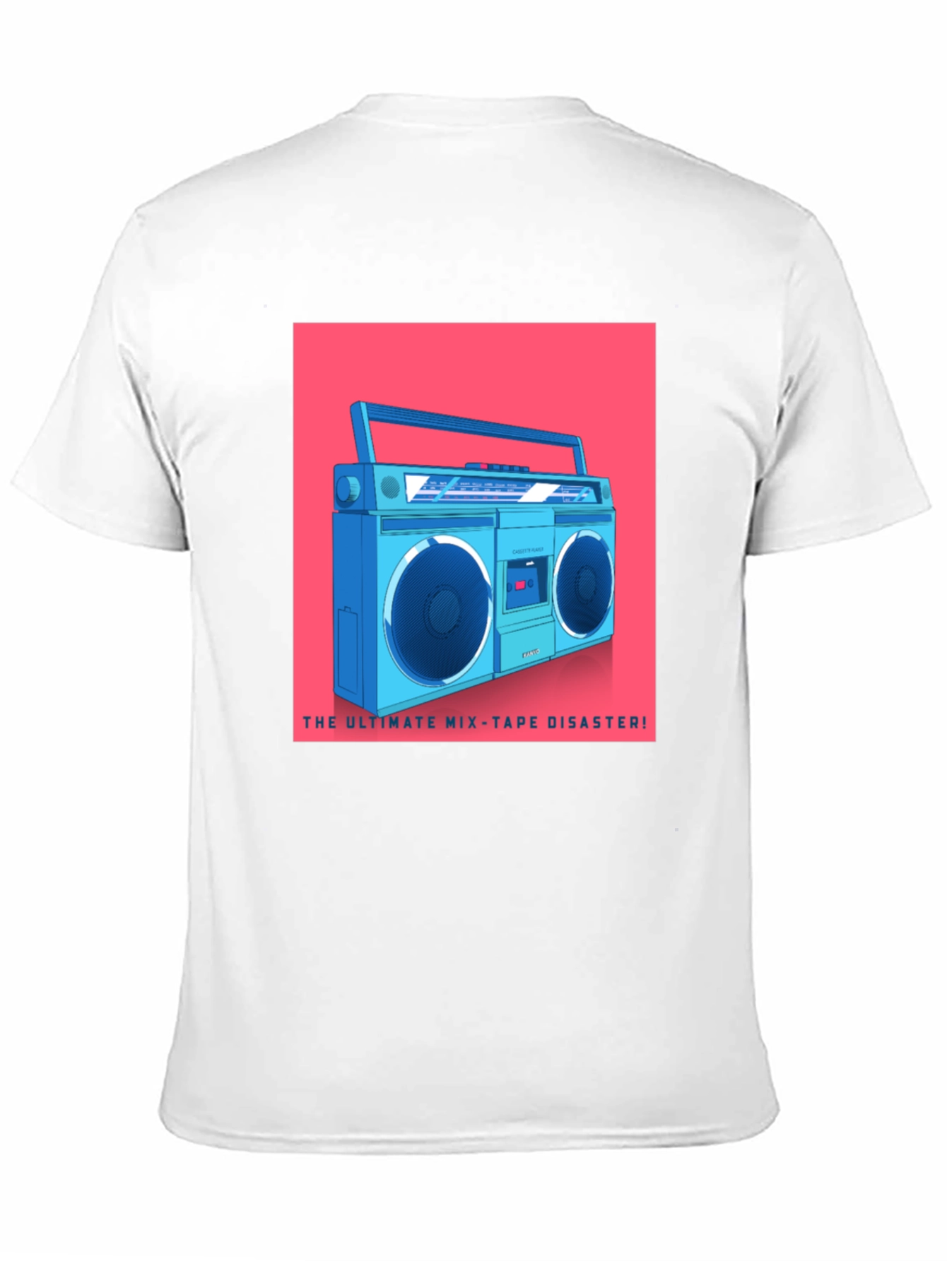 Retro Boombox T-Shirt - Ultimate Mixtape Disaster Tee