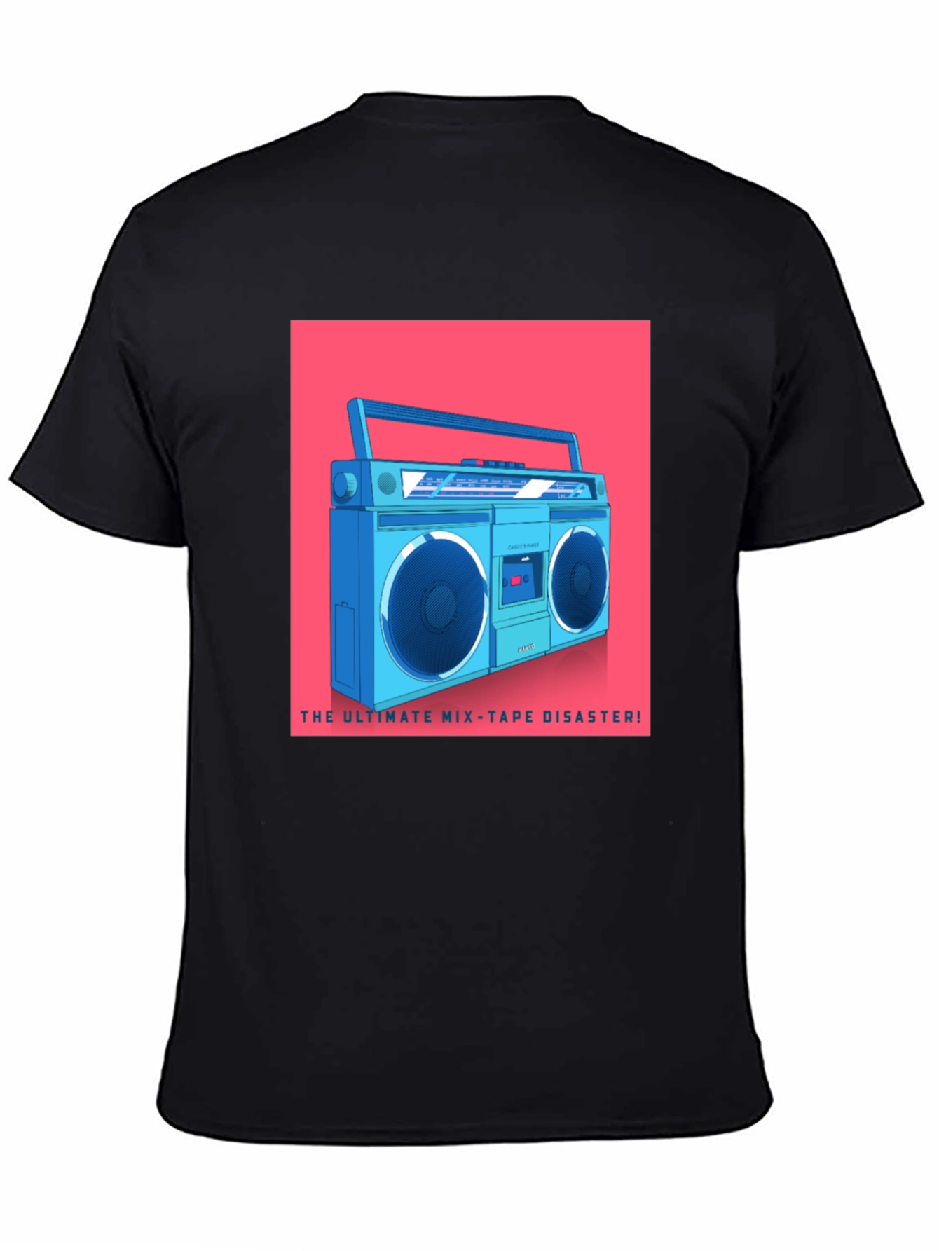 Retro Boombox T-Shirt - Ultimate Mixtape Disaster Tee