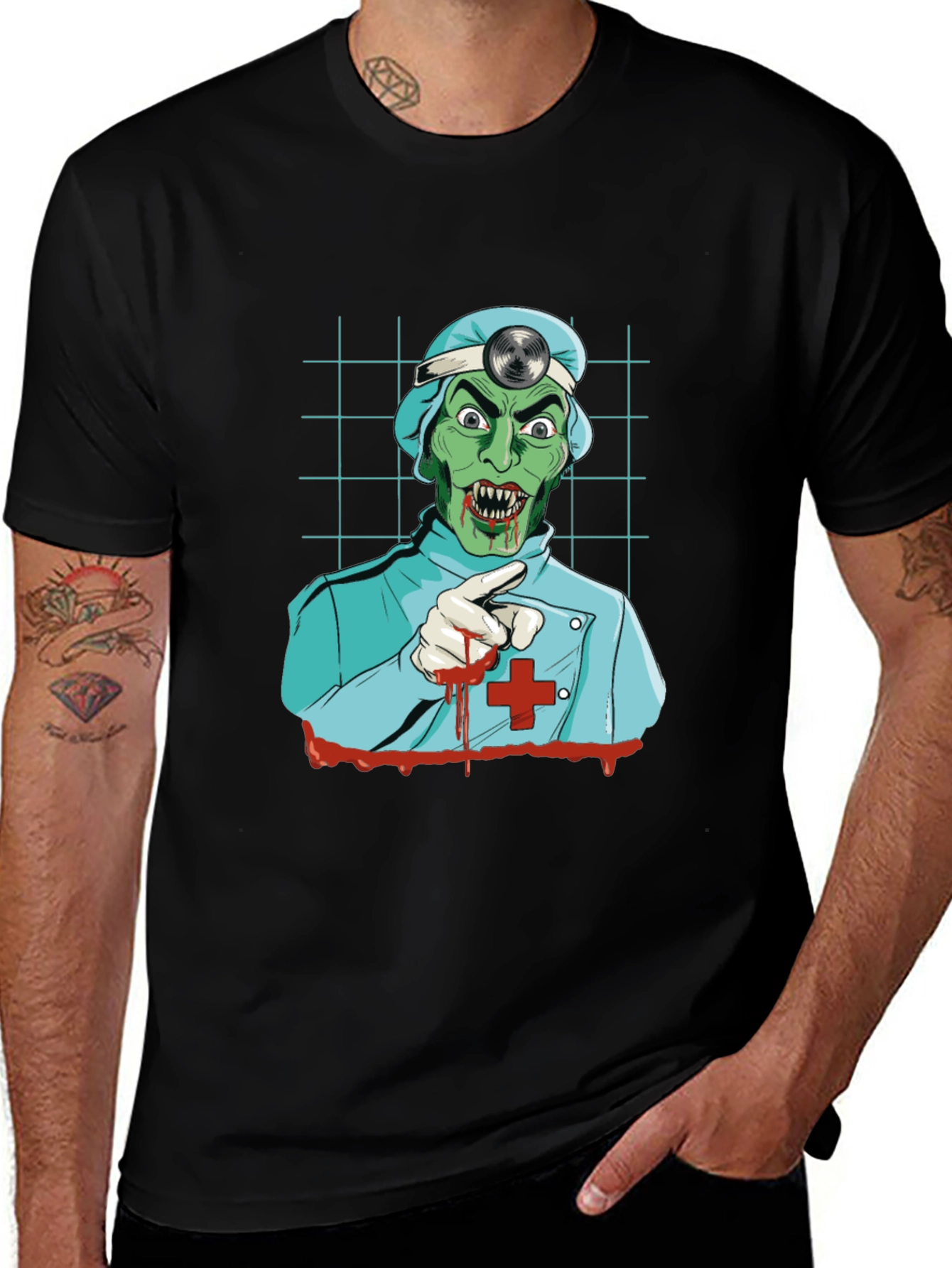 Zombie Doctor Graphic T-Shirt