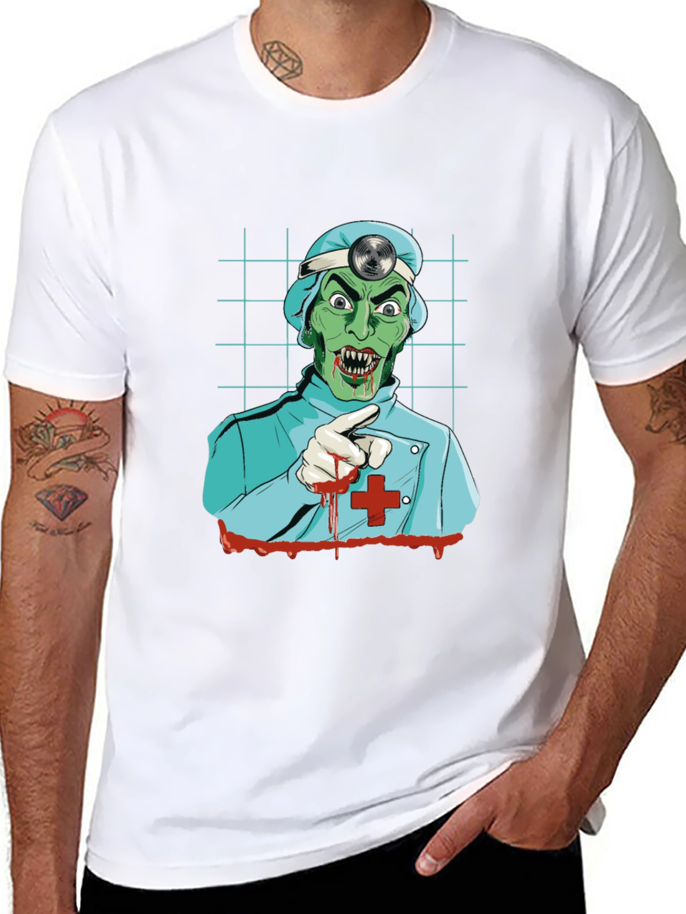 Zombie Doctor Graphic T-Shirt