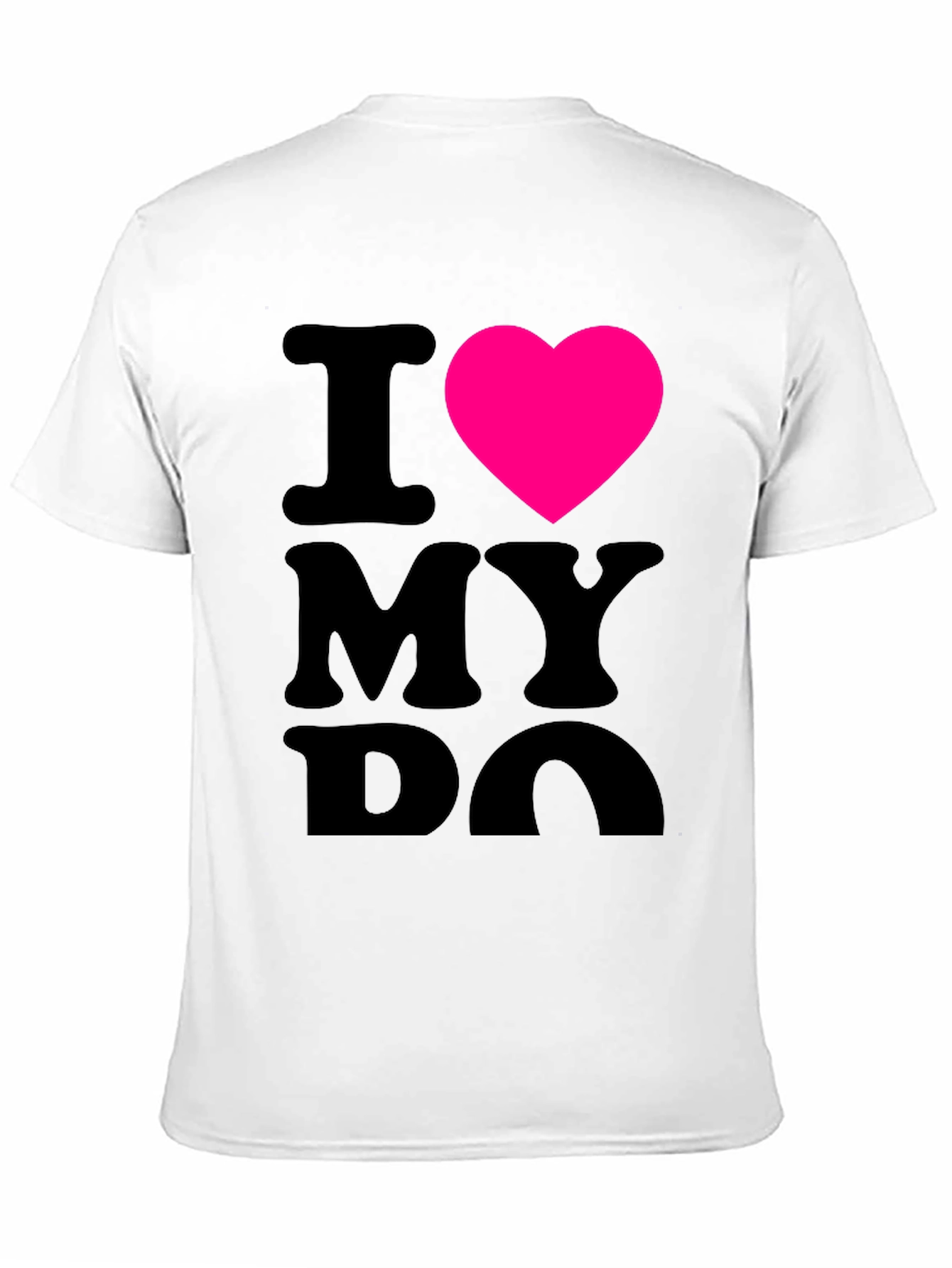 I Heart My Dog Black T-Shirt