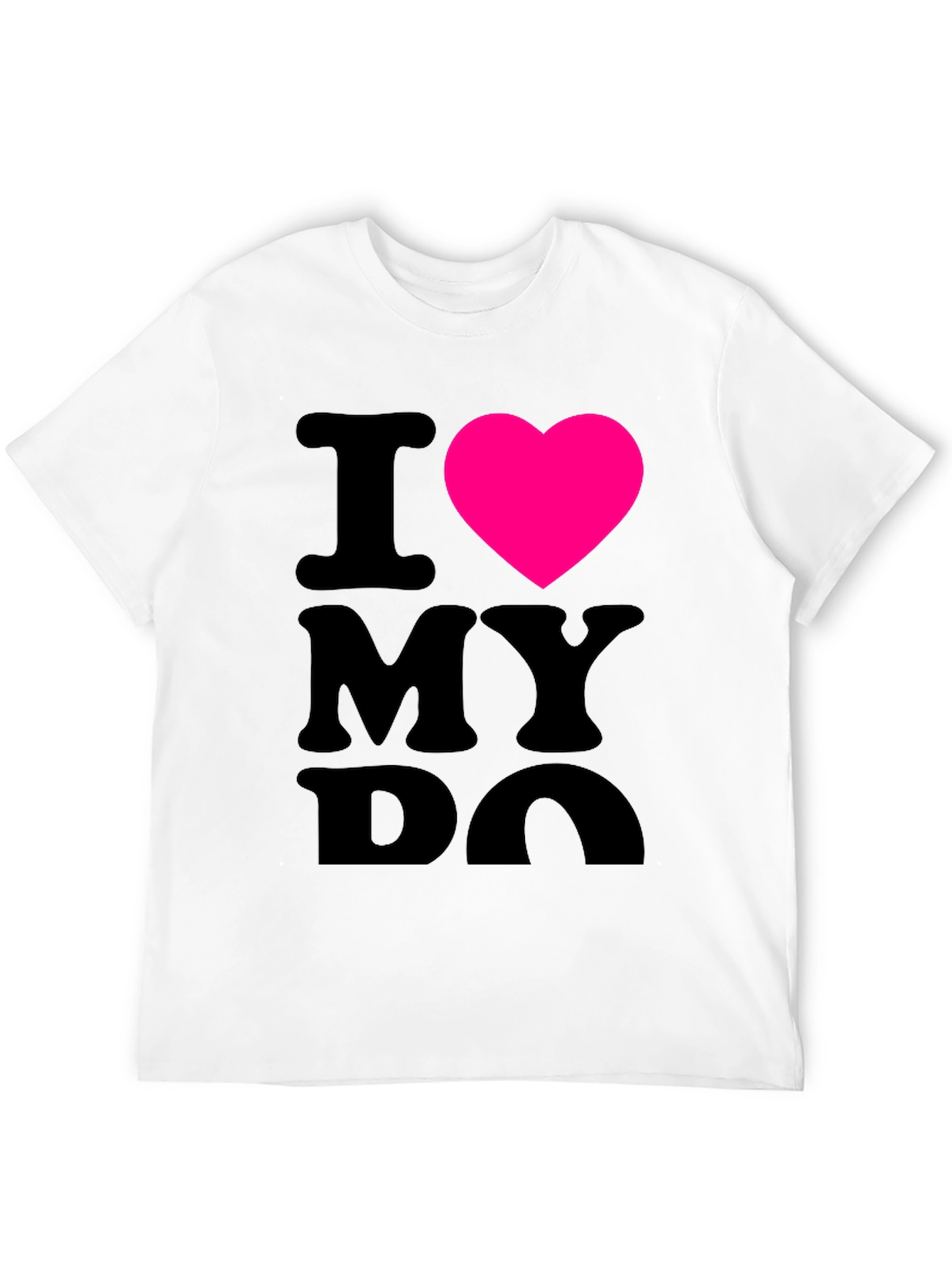 I Heart My Dog Black T-Shirt