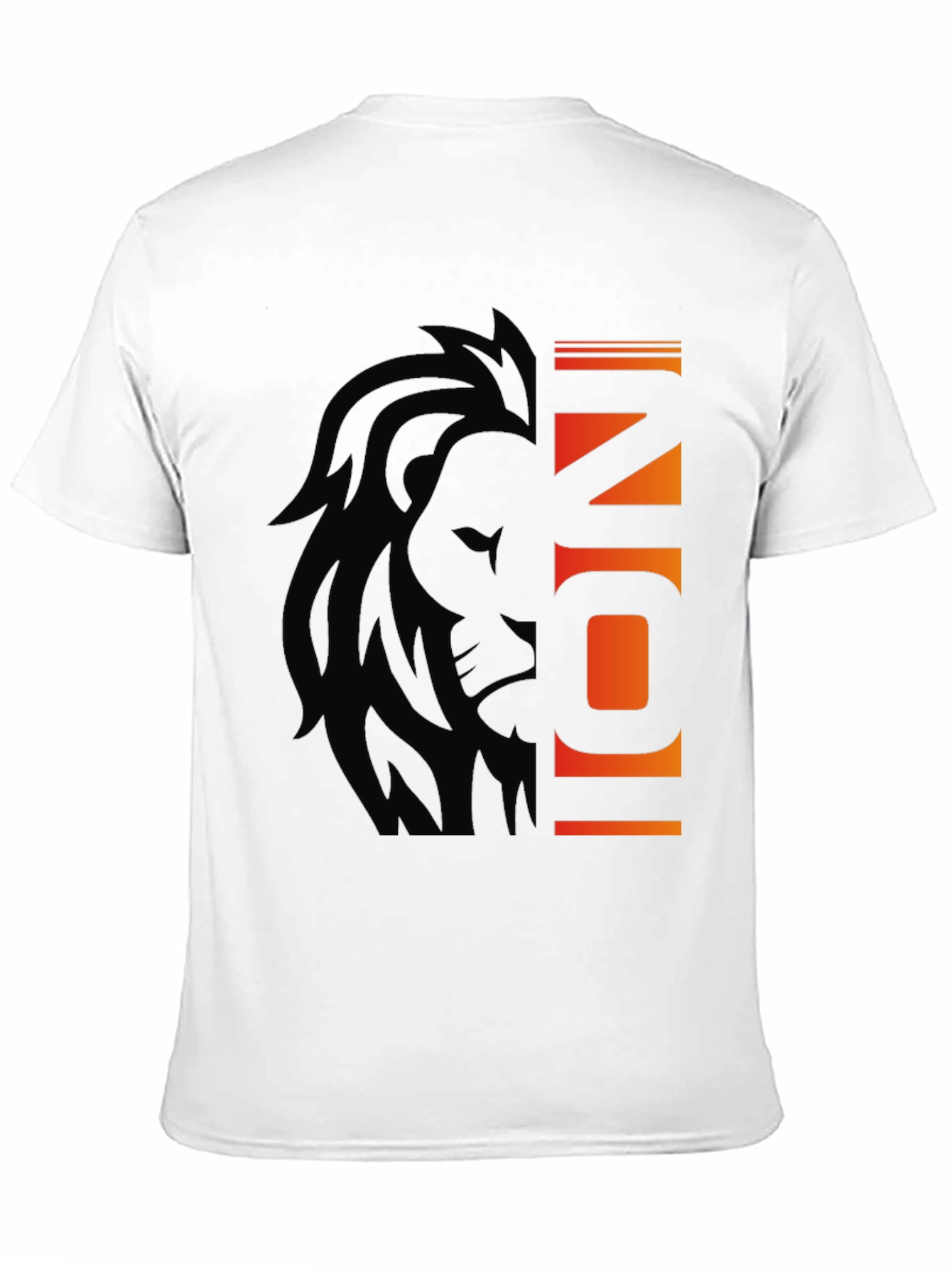 Iconic Lion Graphic Tee - Stylish Mens Black T-Shirt