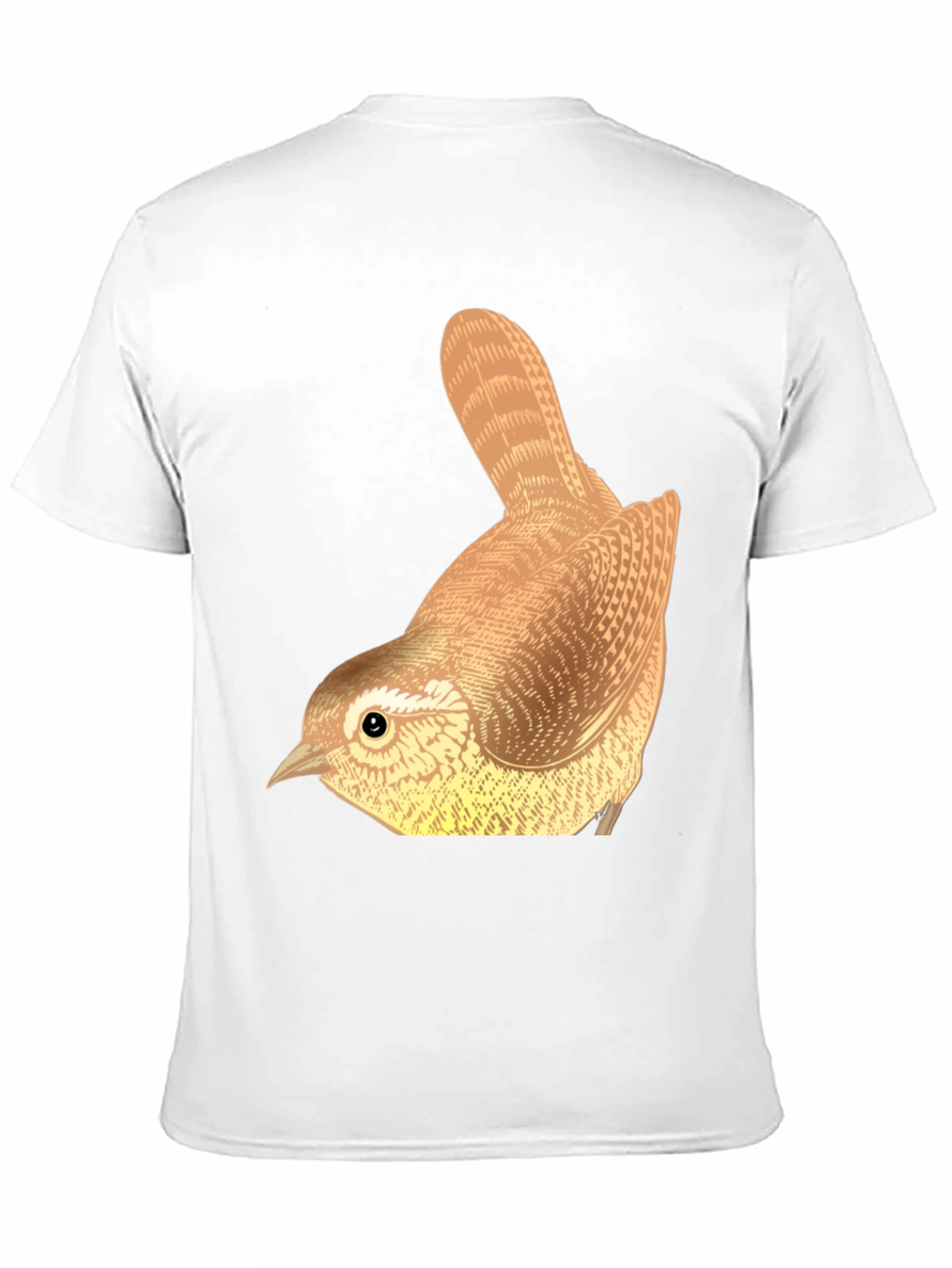 Bird Graphic Tee - Nature Lovers Black T-Shirt