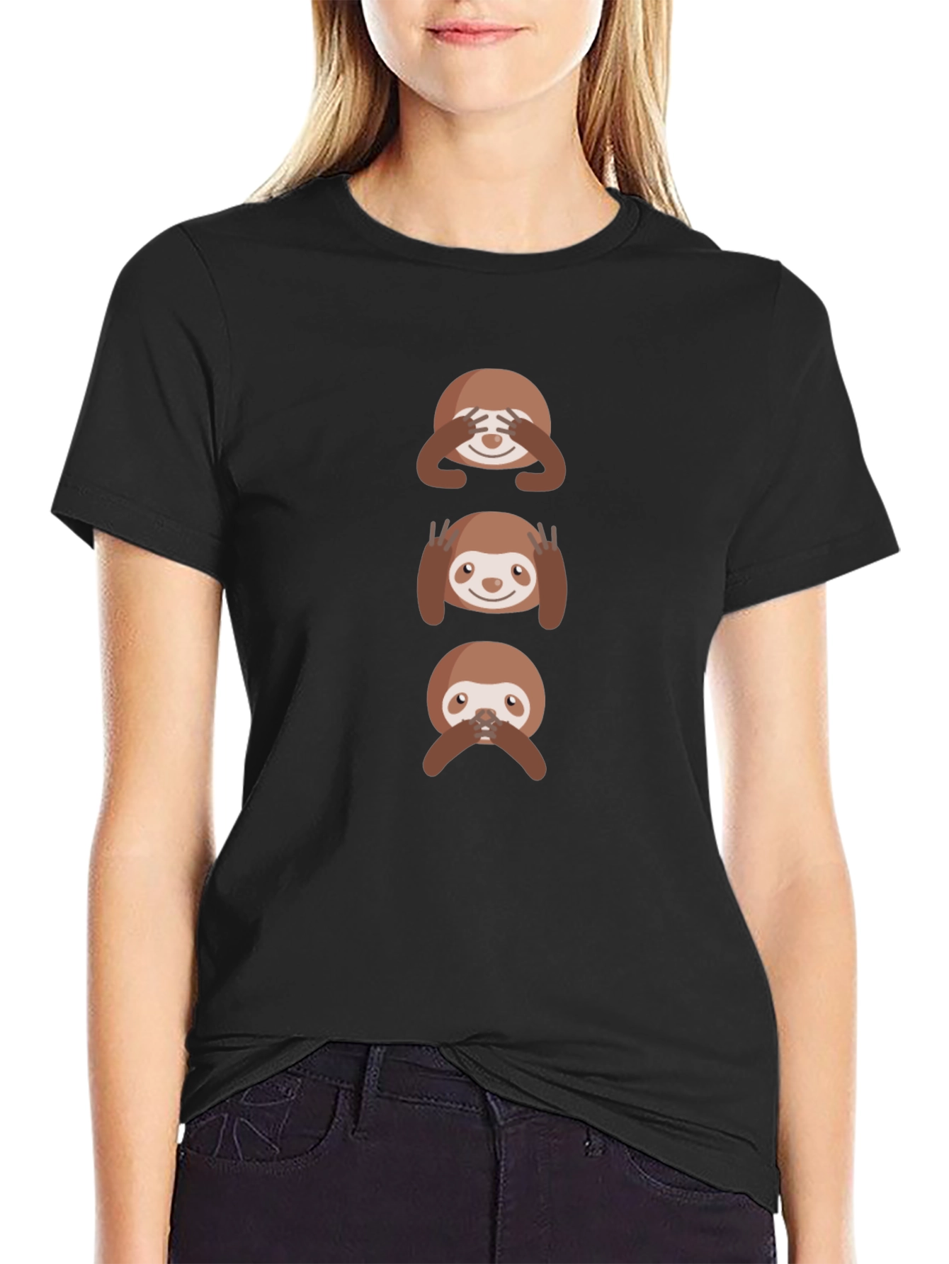 See No Evil Sloth Graphic Tee