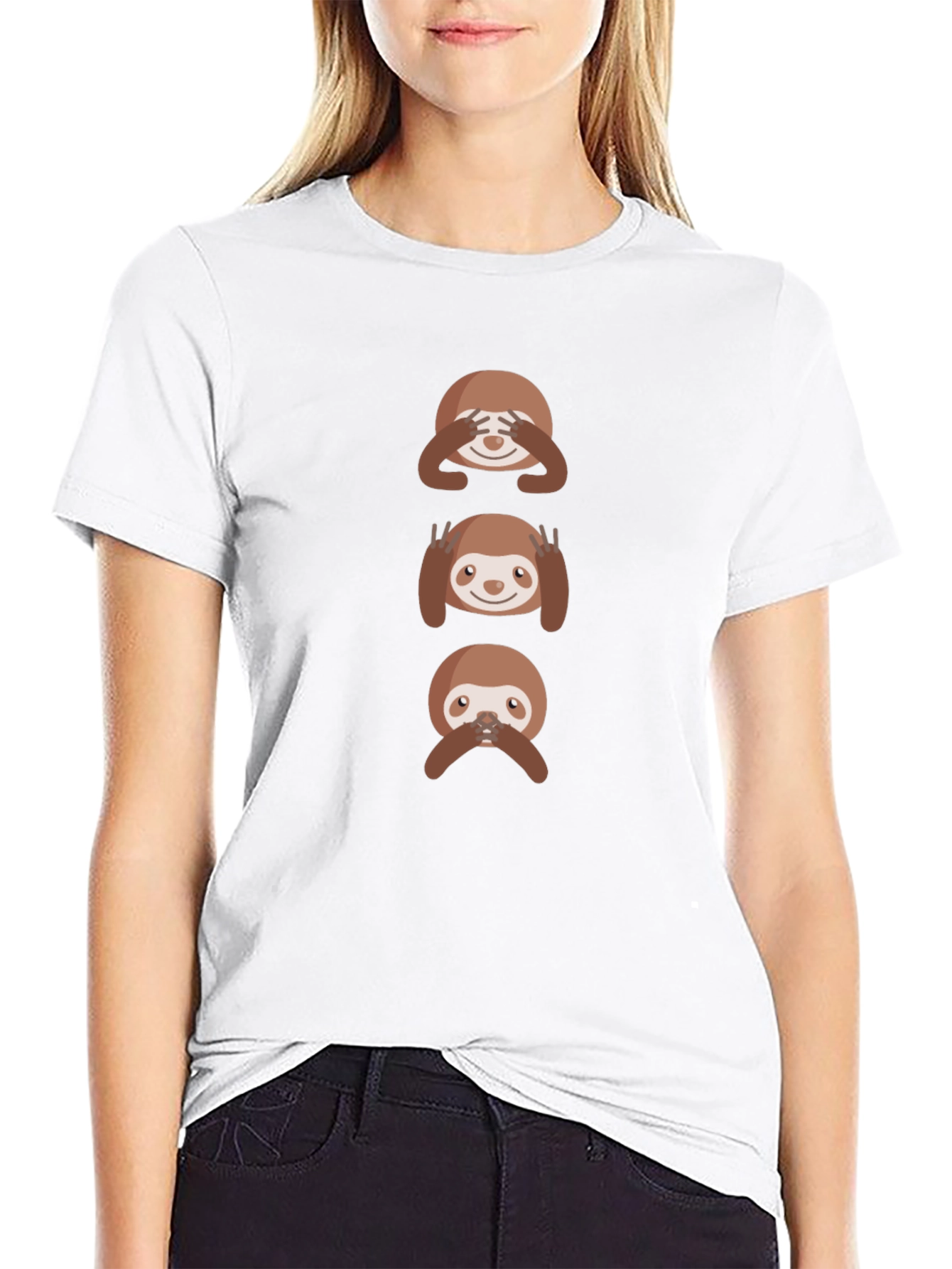 See No Evil Sloth Graphic Tee