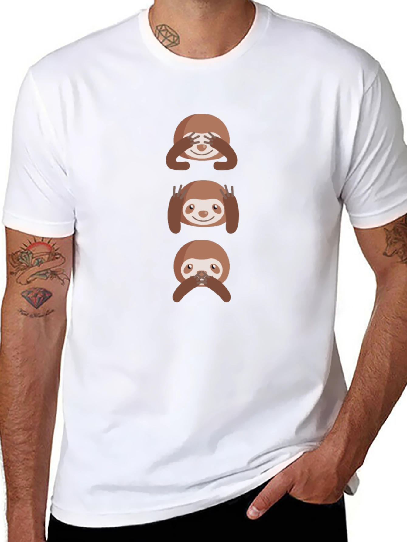 See No Evil Sloth Graphic Tee