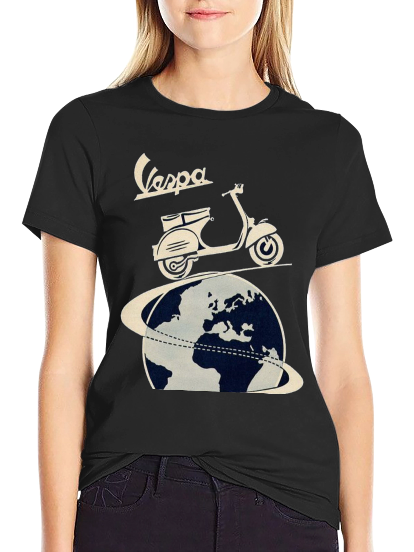 Vespa Around the World Graphic Tee