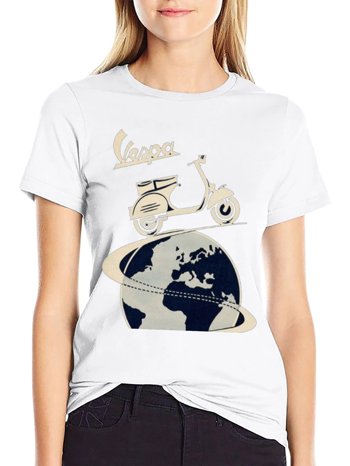 Vespa Around the World Graphic Tee