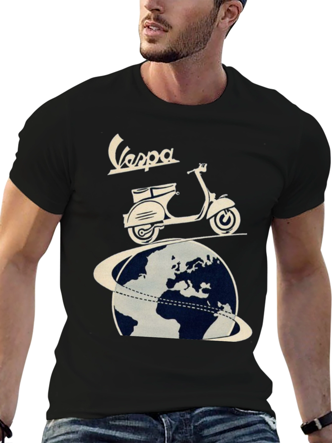 Vespa Around the World Graphic Tee