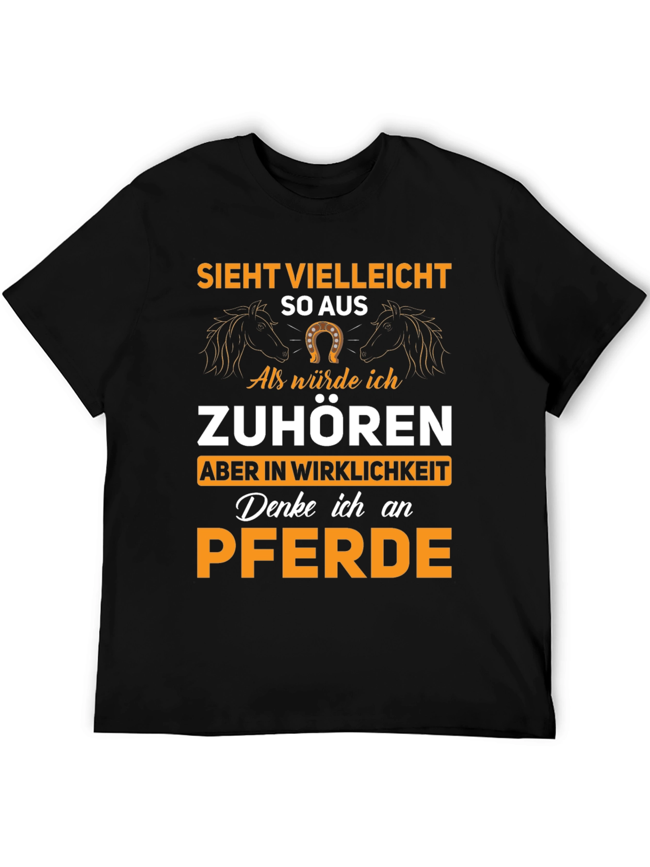 Funny Horse Lover T-Shirt - Pferde German Quote