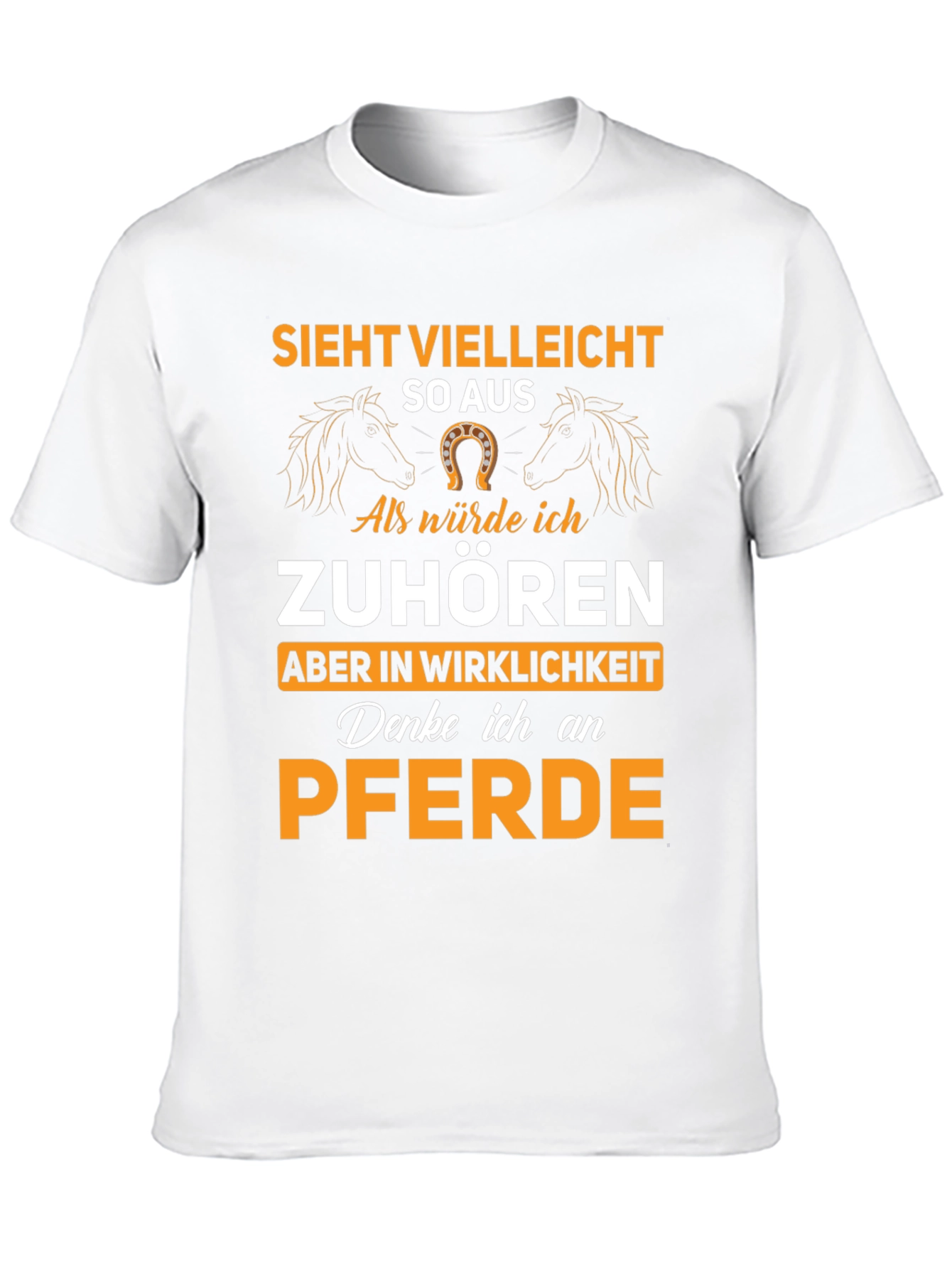 Funny Horse Lover T-Shirt - Pferde German Quote