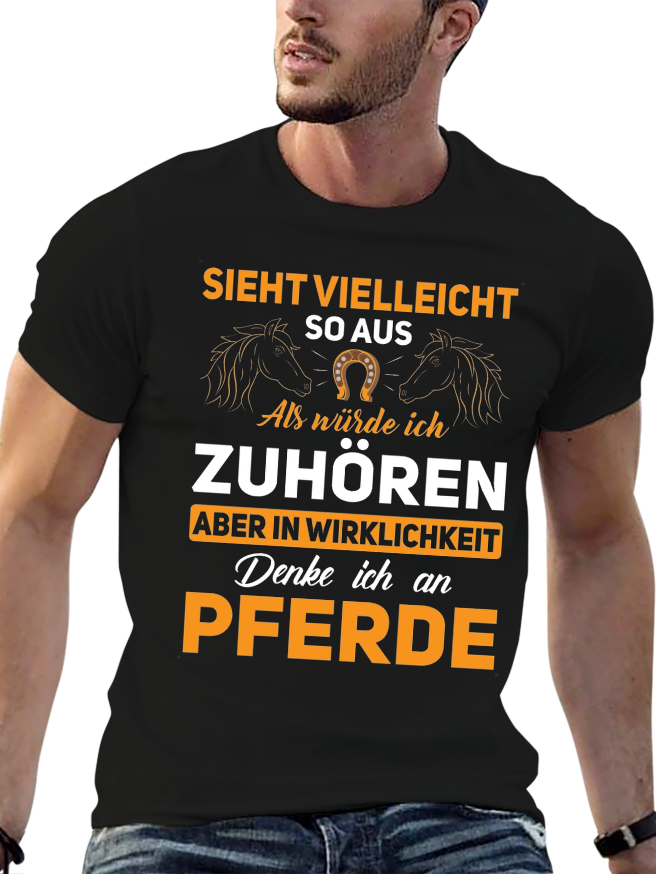 Funny Horse Lover T-Shirt - Pferde German Quote