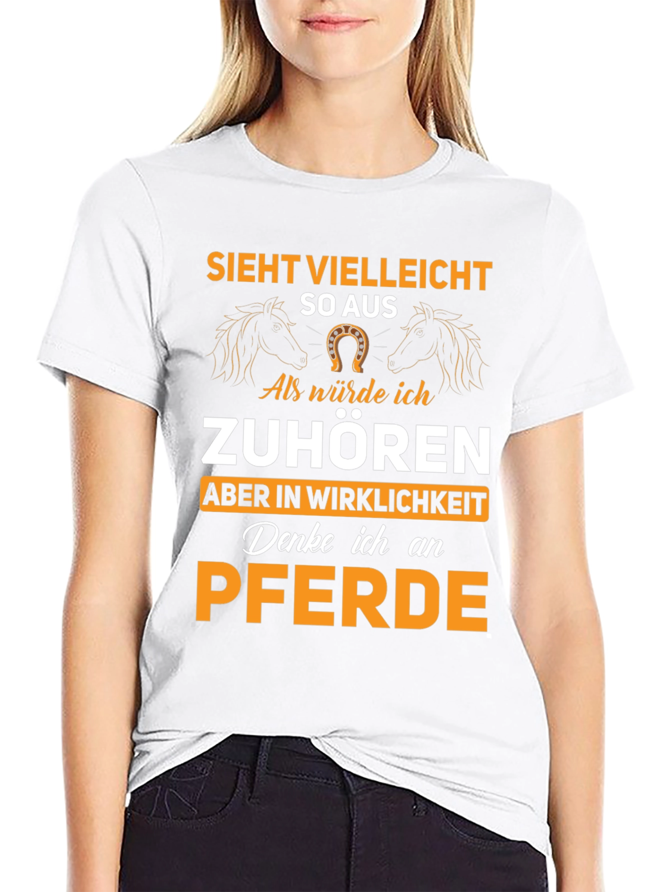 Funny Horse Lover T-Shirt - Pferde German Quote