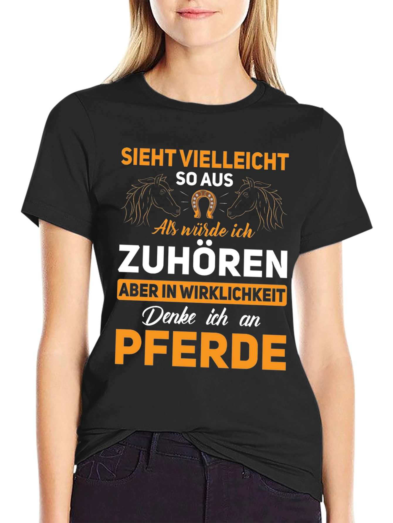 Funny Horse Lover T-Shirt - Pferde German Quote
