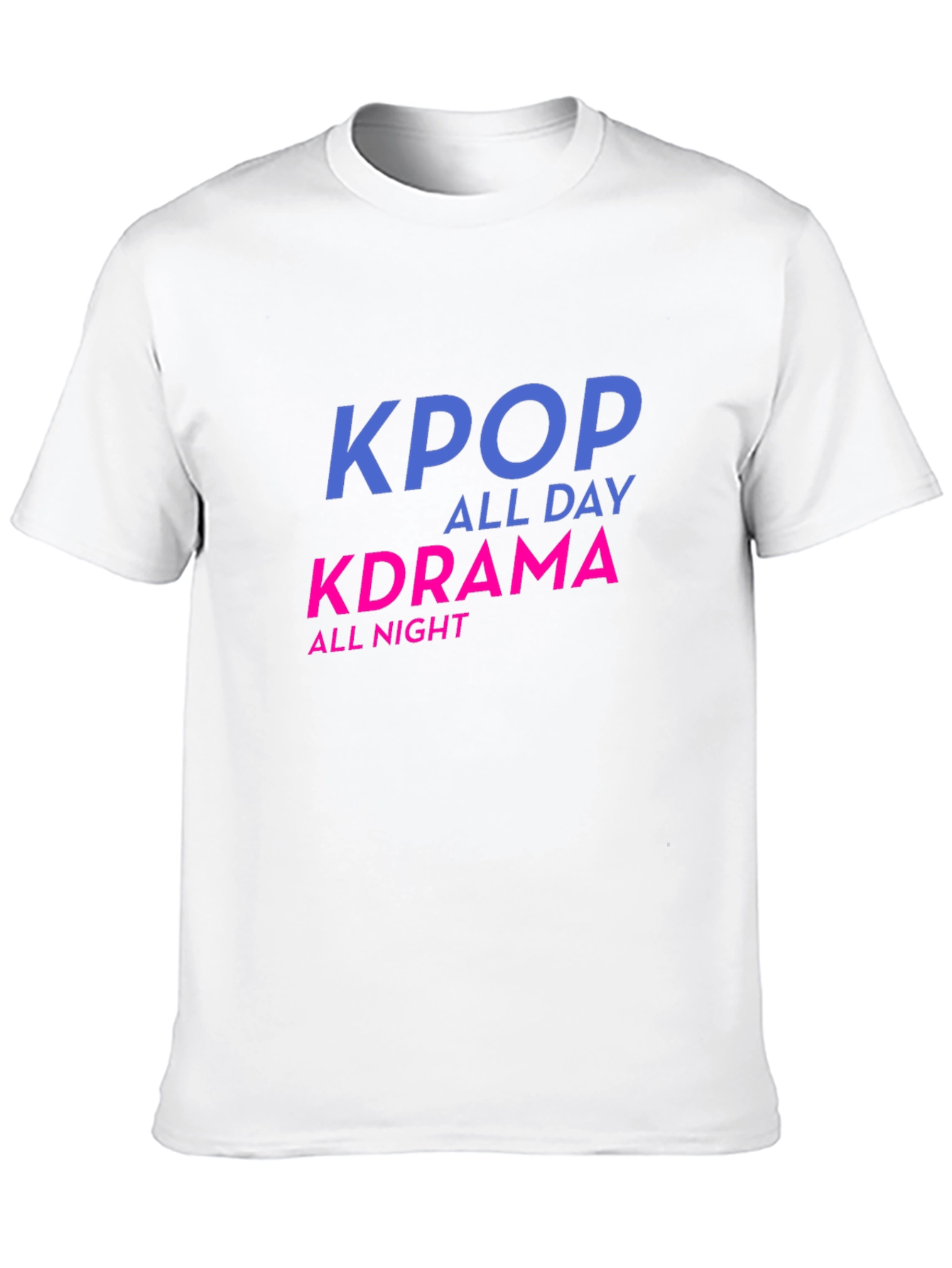 KPOP All Day KDRAMA All Night Graphic Tee