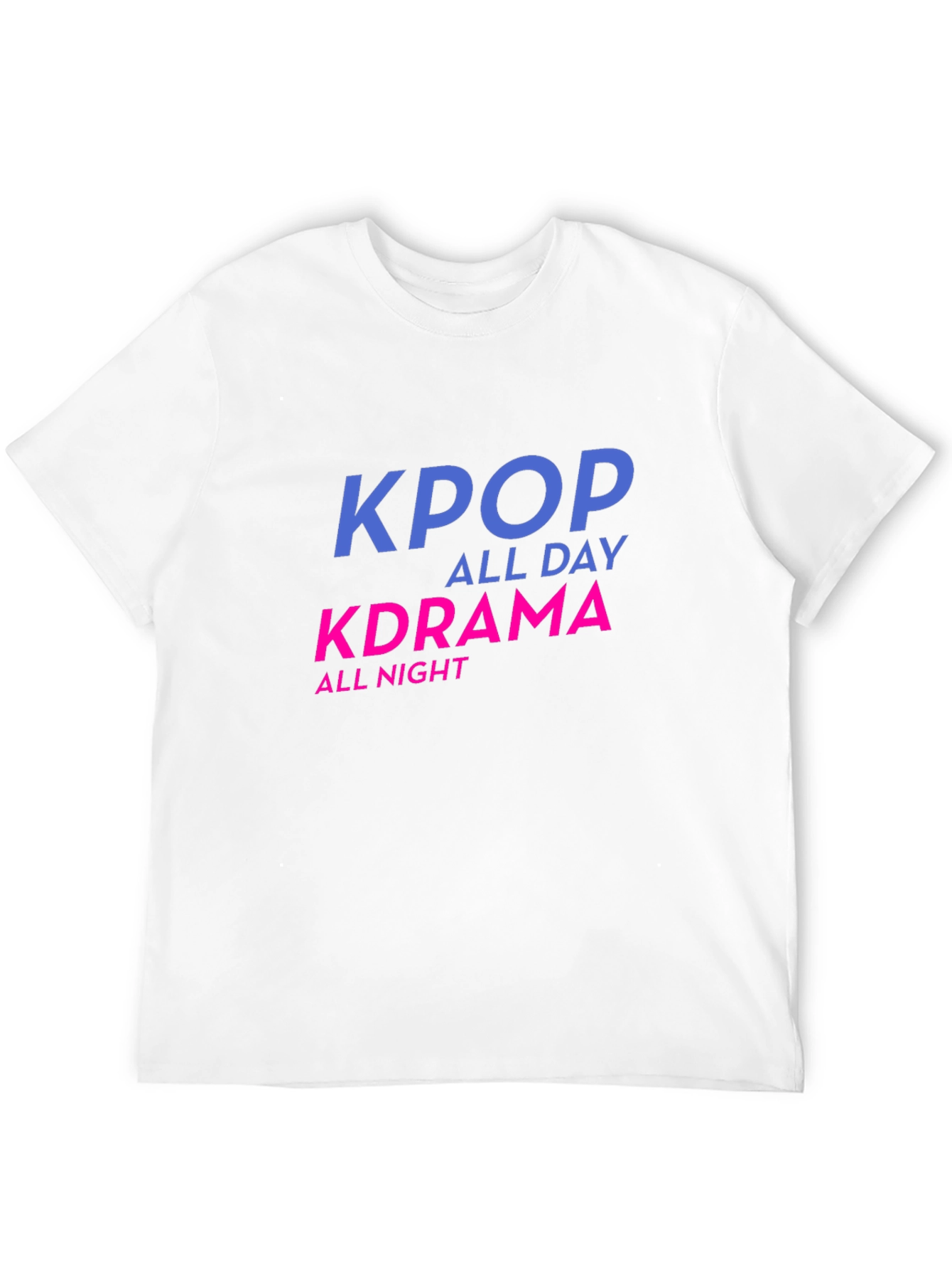 KPOP All Day KDRAMA All Night Graphic Tee