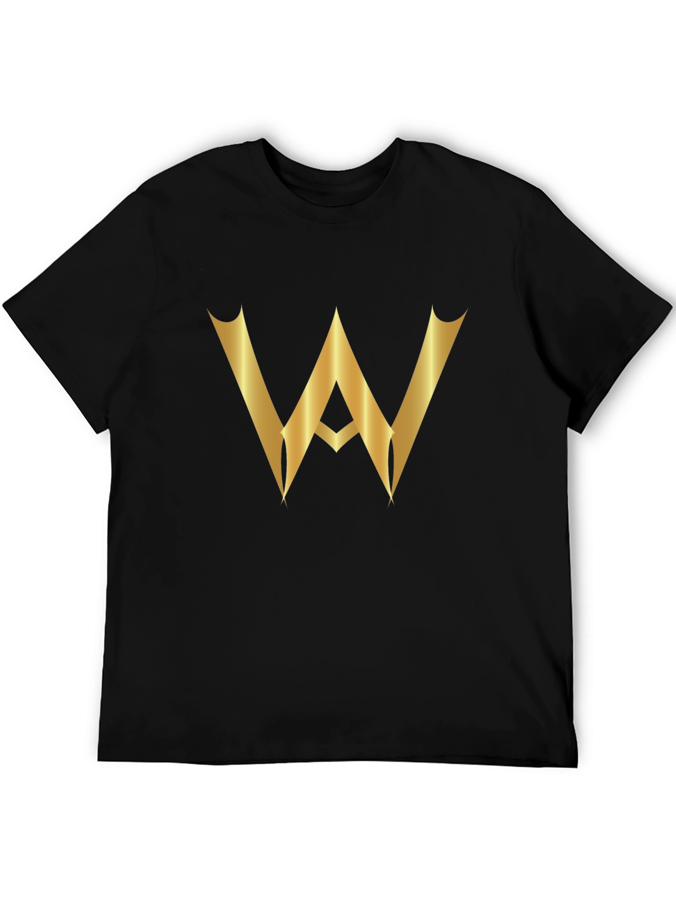 Gold Emblem Black T-Shirt