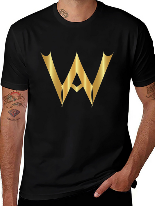 Gold Emblem Black T-Shirt