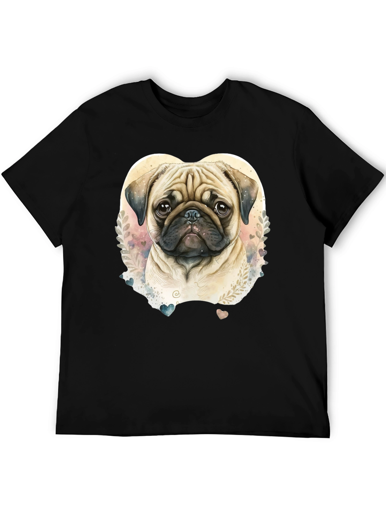 Pug Love T-Shirt - Adorable Dog Graphic Tee