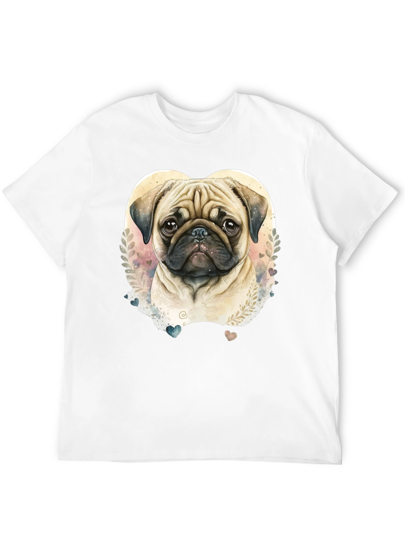 Pug Love T-Shirt - Adorable Dog Graphic Tee