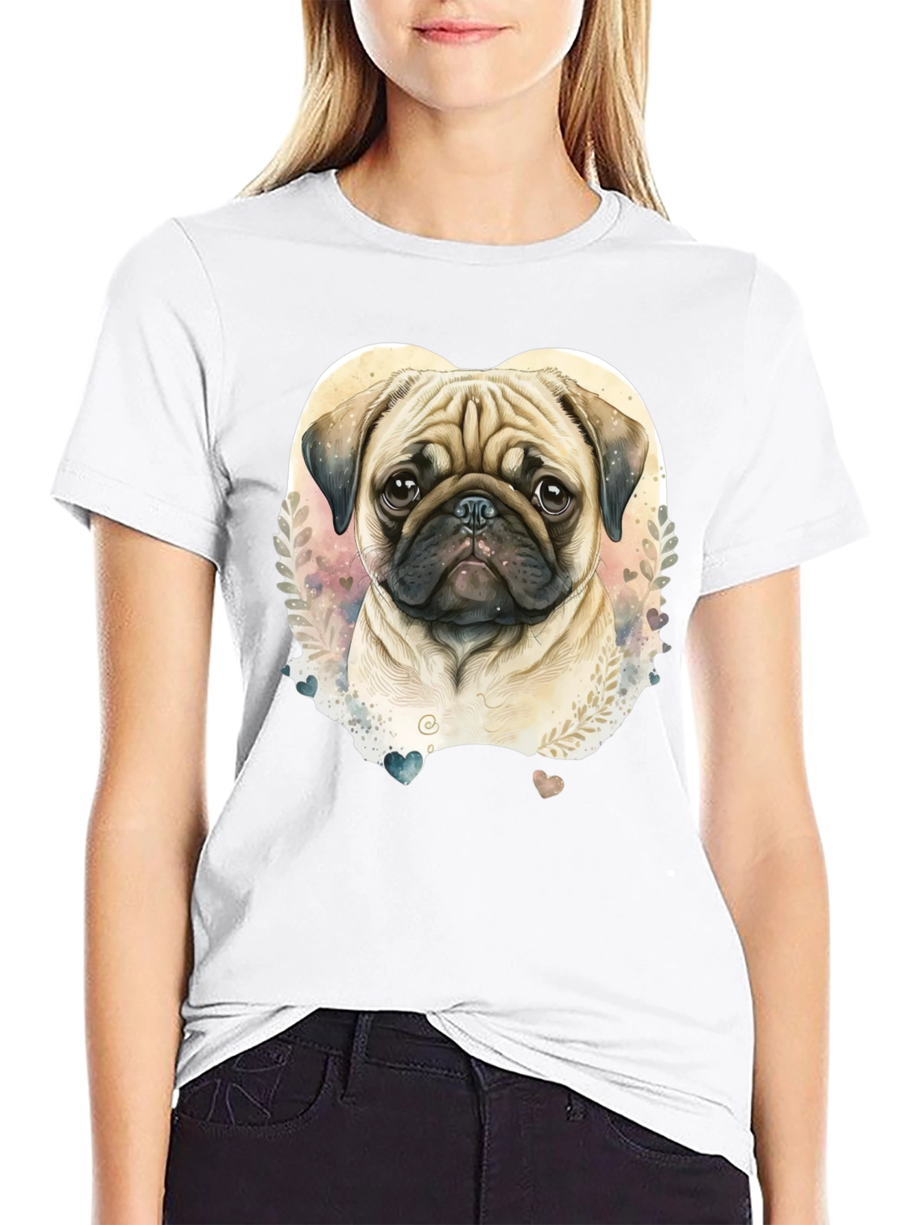 Pug Love T-Shirt - Adorable Dog Graphic Tee