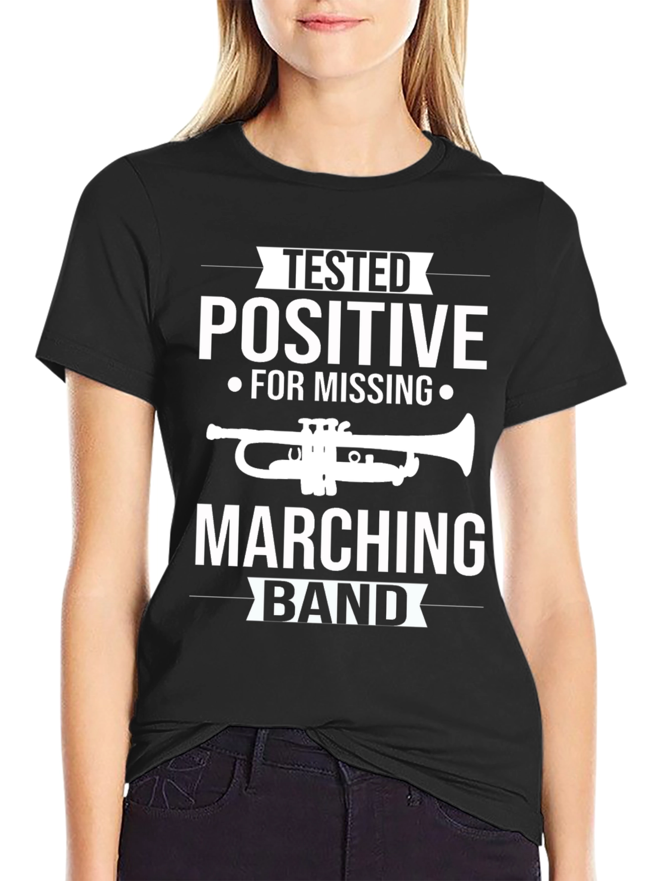 Tested Positive Marching Band Graphic Tee