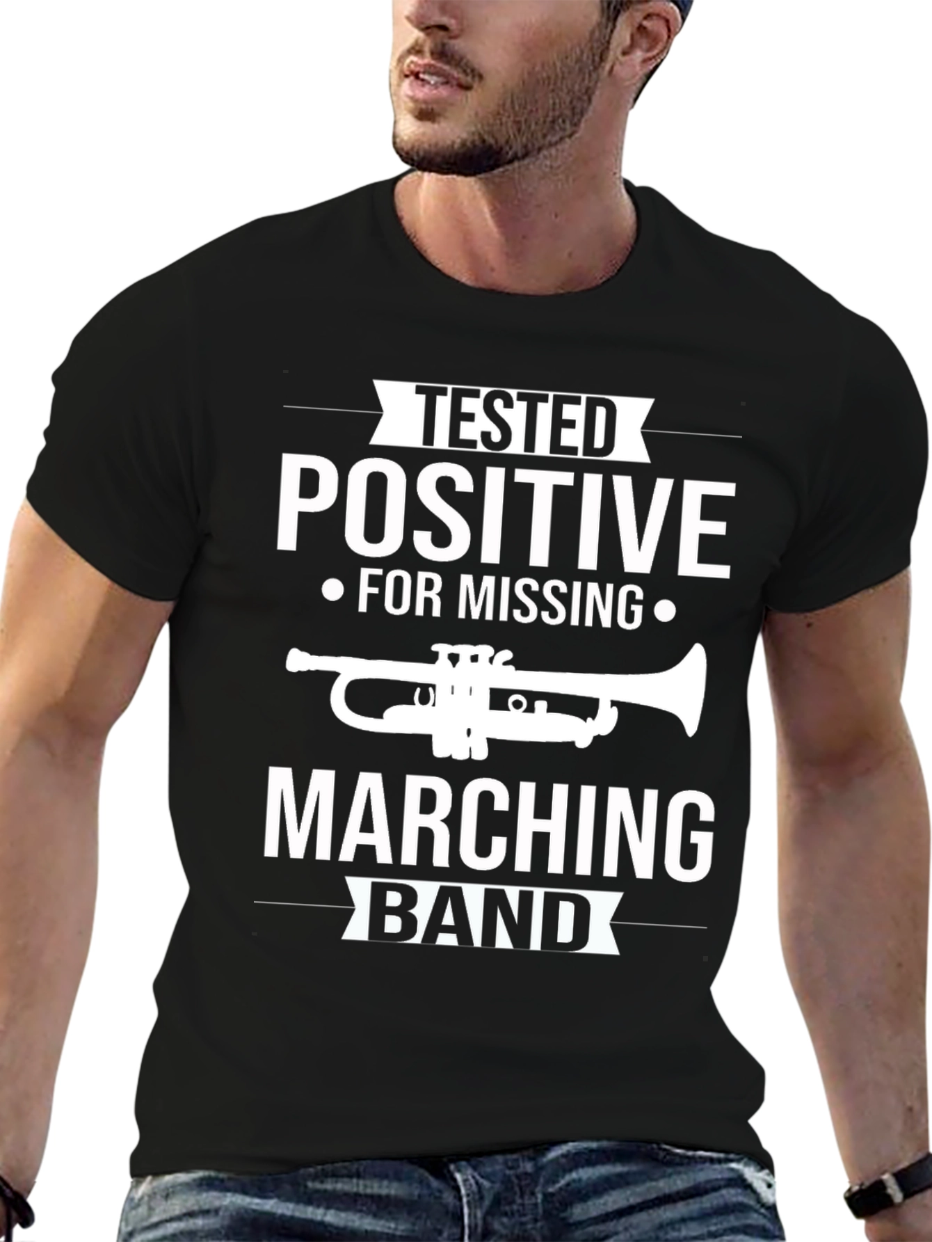 Tested Positive Marching Band Graphic Tee