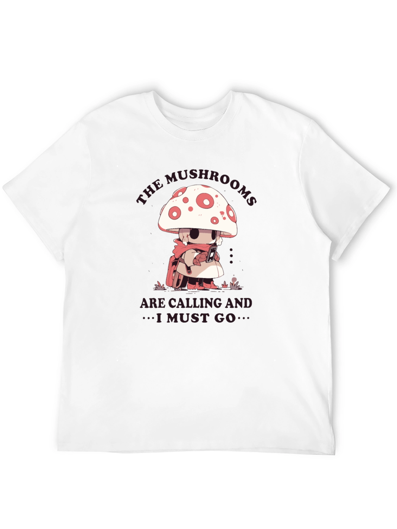 Mushroom Calling T-Shirt - Adventure Awaits!