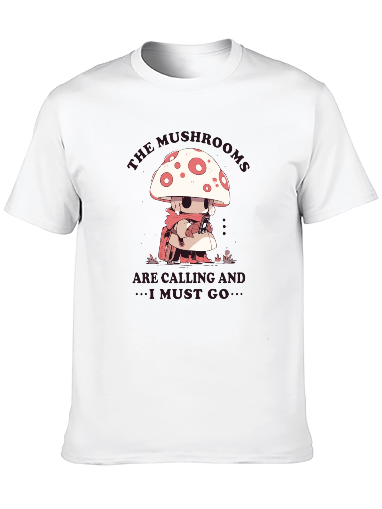 Mushroom Calling T-Shirt - Adventure Awaits!