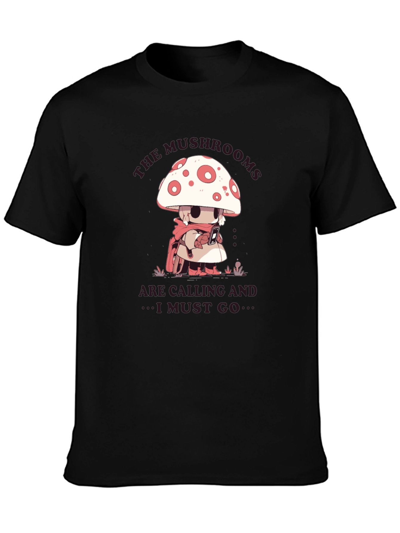 Mushroom Calling T-Shirt - Adventure Awaits!