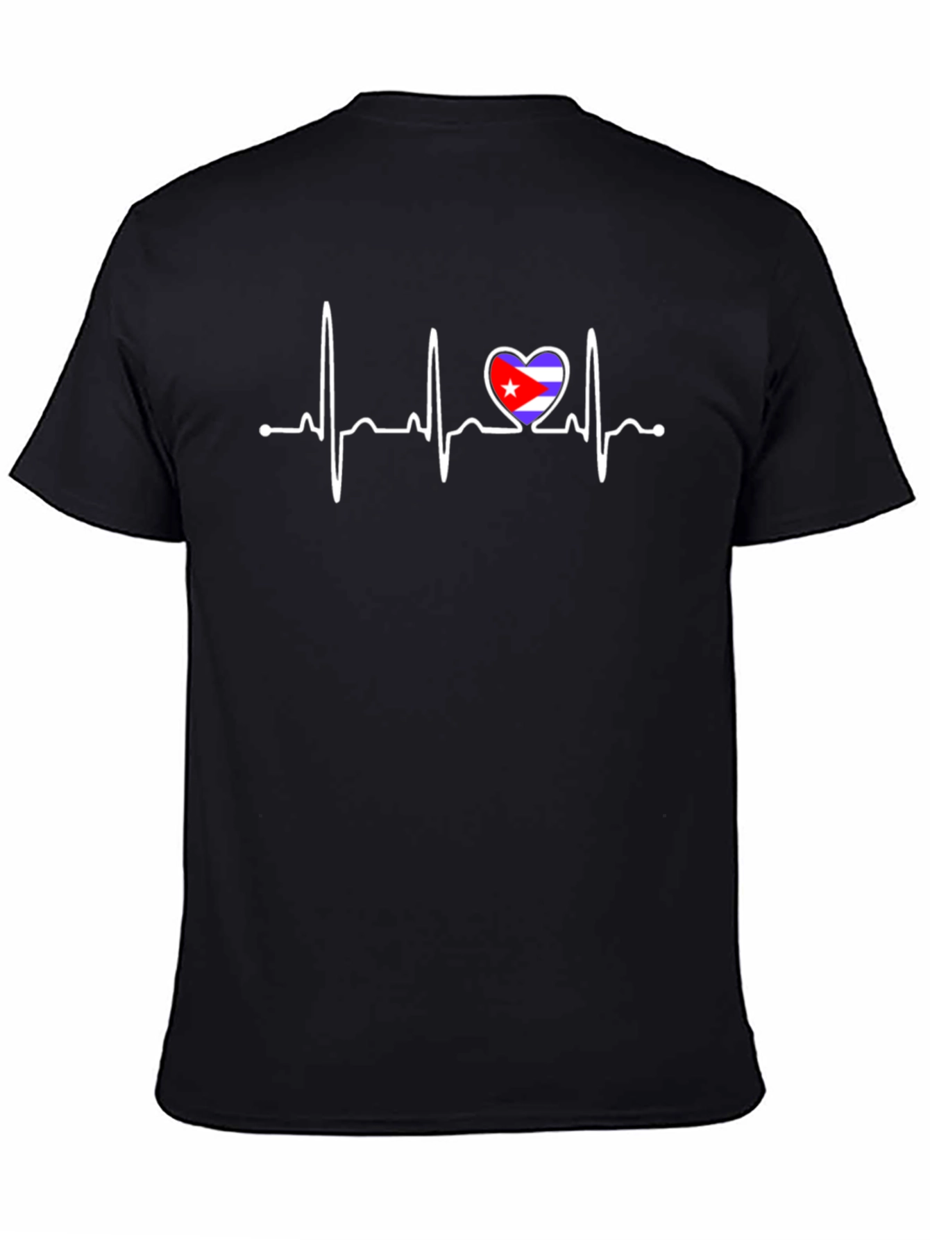 Cuba Heartbeat T-Shirt - Black