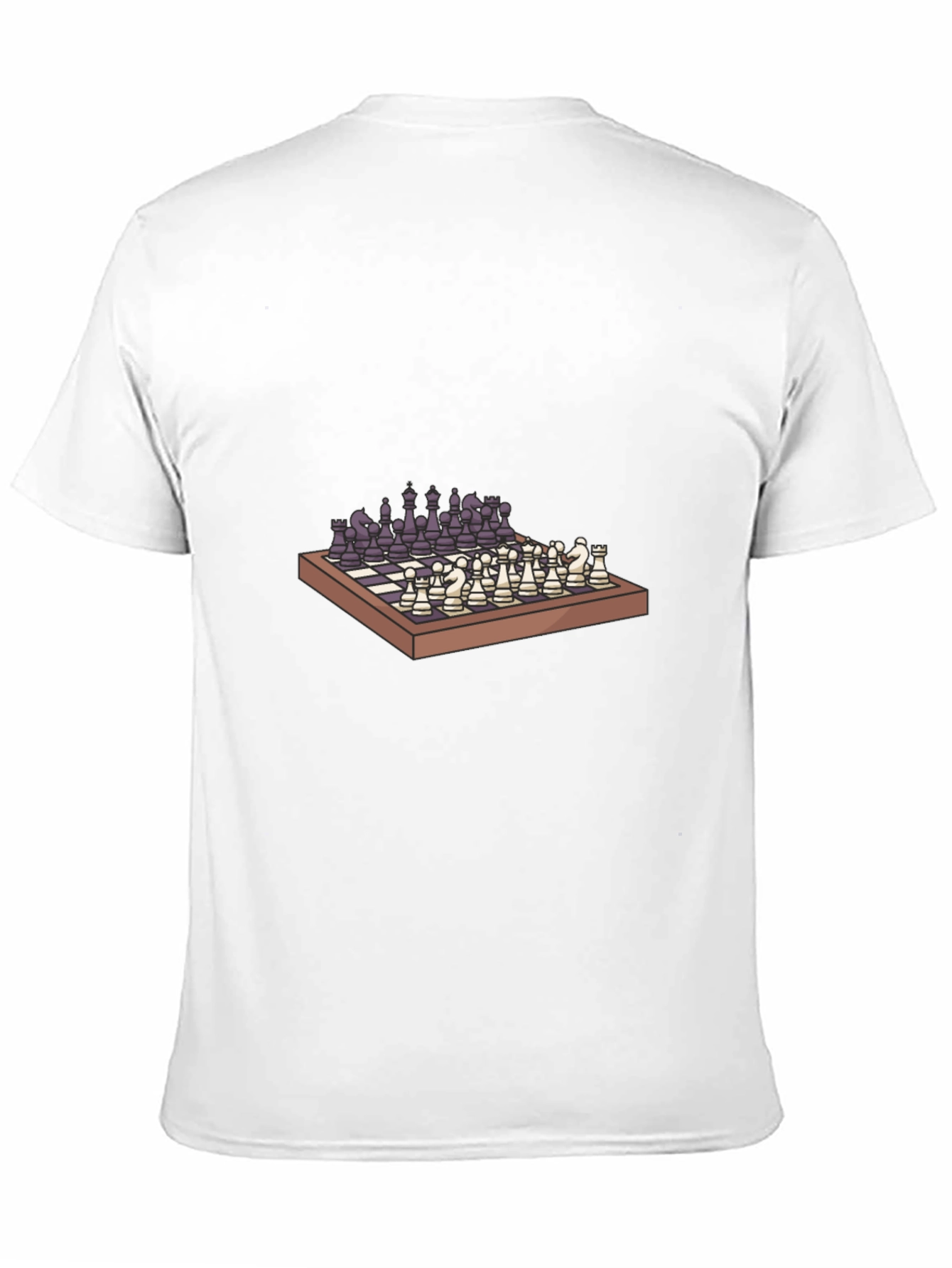 Chessboard Graphic Tee - Stylish Casual Wear