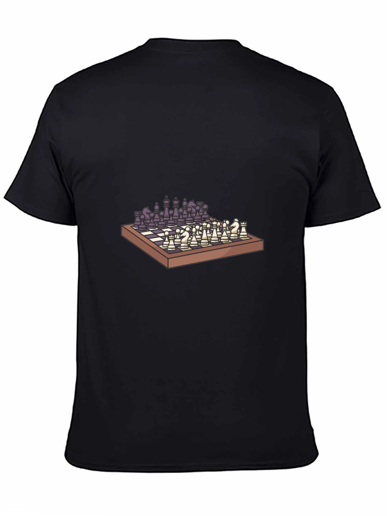 Chessboard Graphic Tee - Stylish Casual Wear