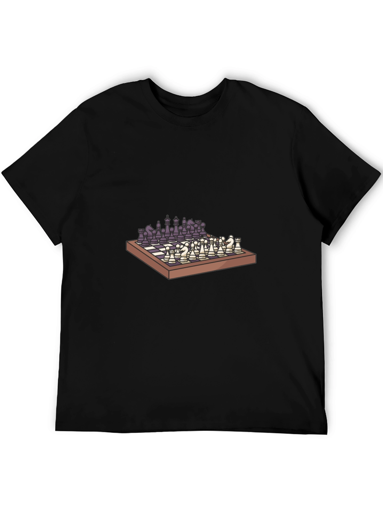 Chessboard Graphic Tee - Stylish Casual Wear