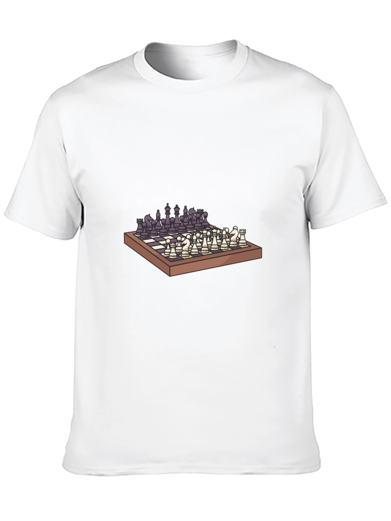 Chessboard Graphic Tee - Stylish Casual Wear