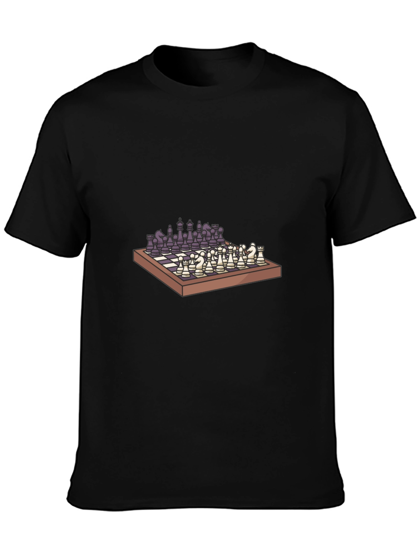 Chessboard Graphic Tee - Stylish Casual Wear