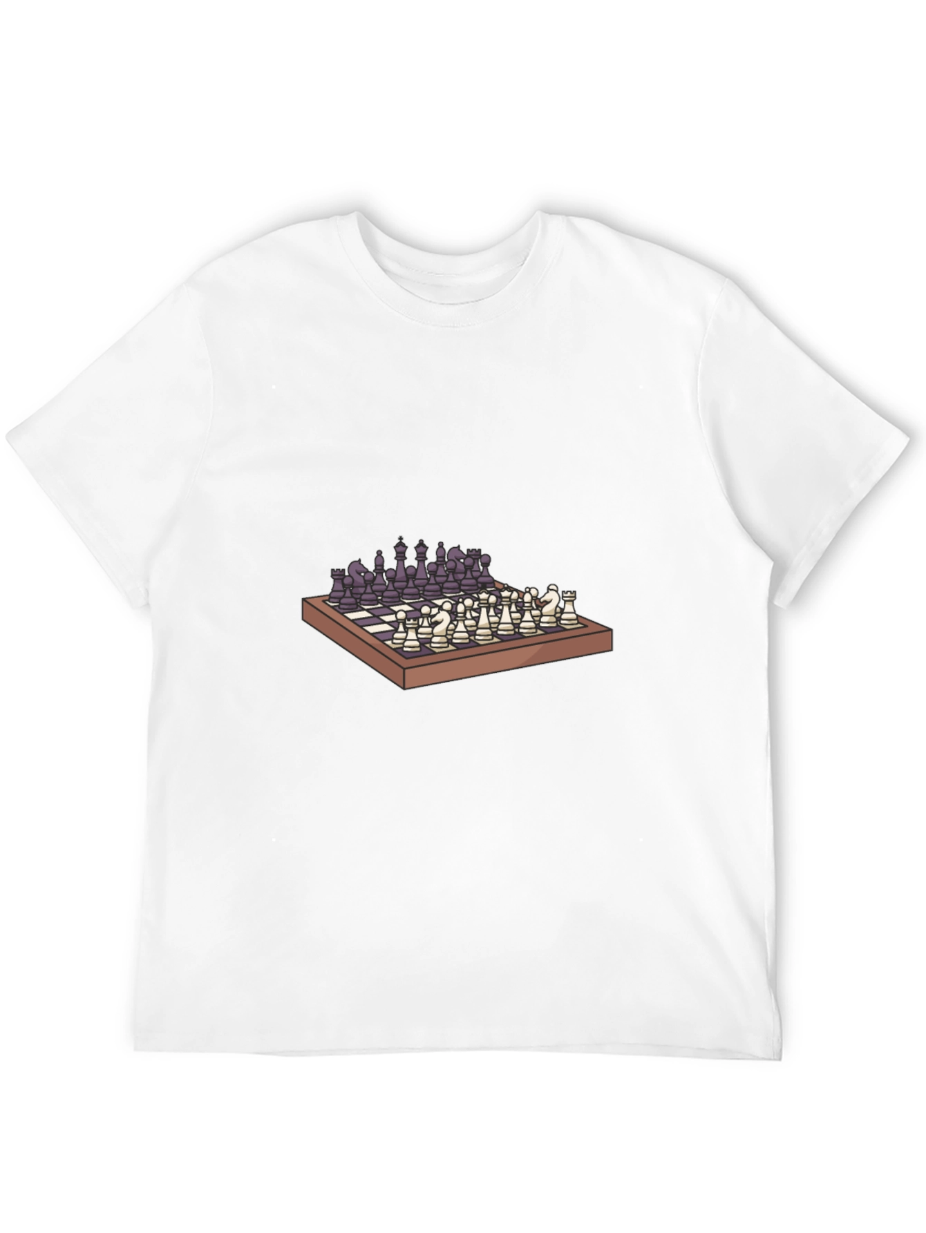 Chessboard Graphic Tee - Stylish Casual Wear
