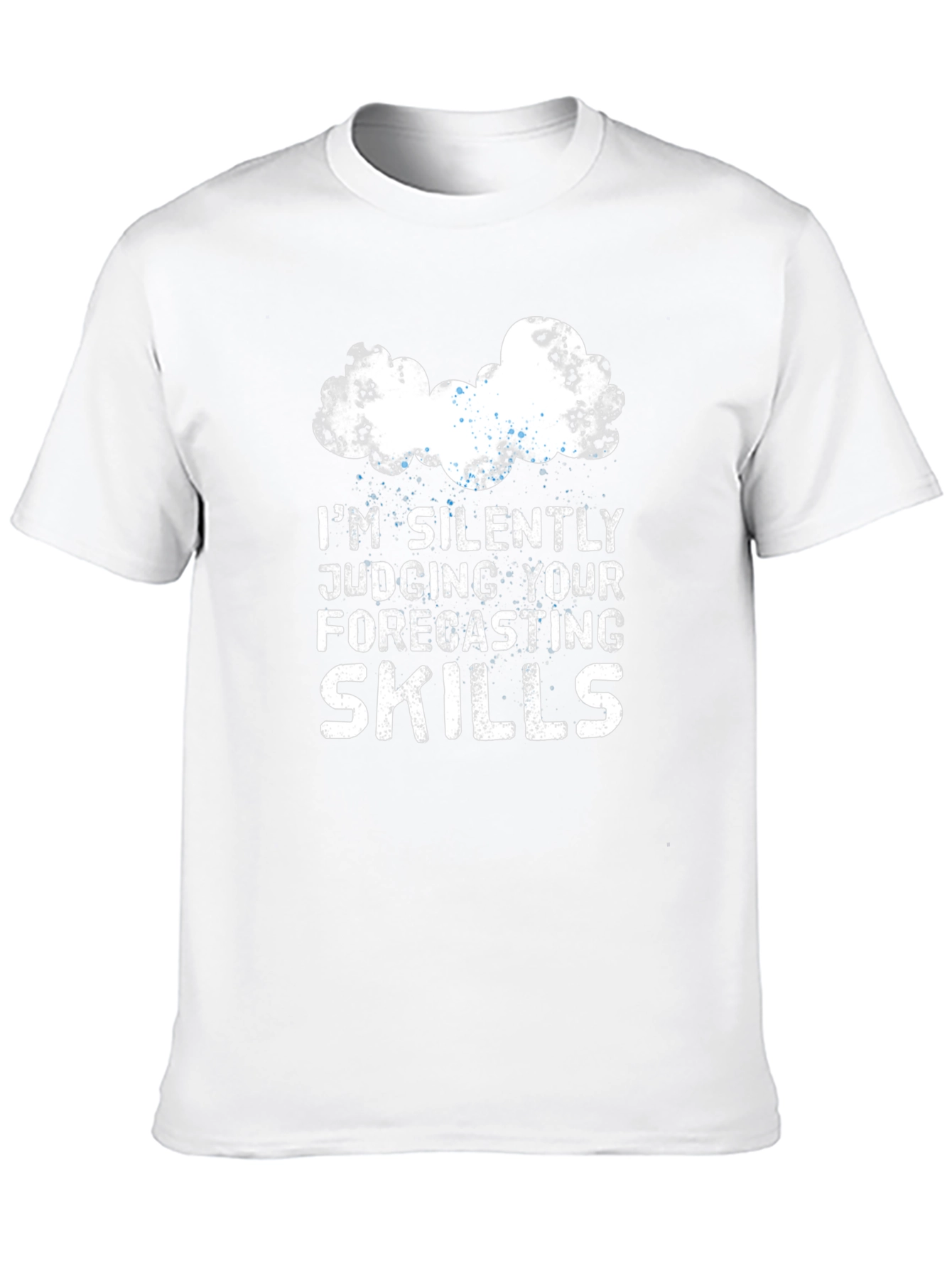 Funny Weather Forecaster T-Shirt Judging Forecasting Skills