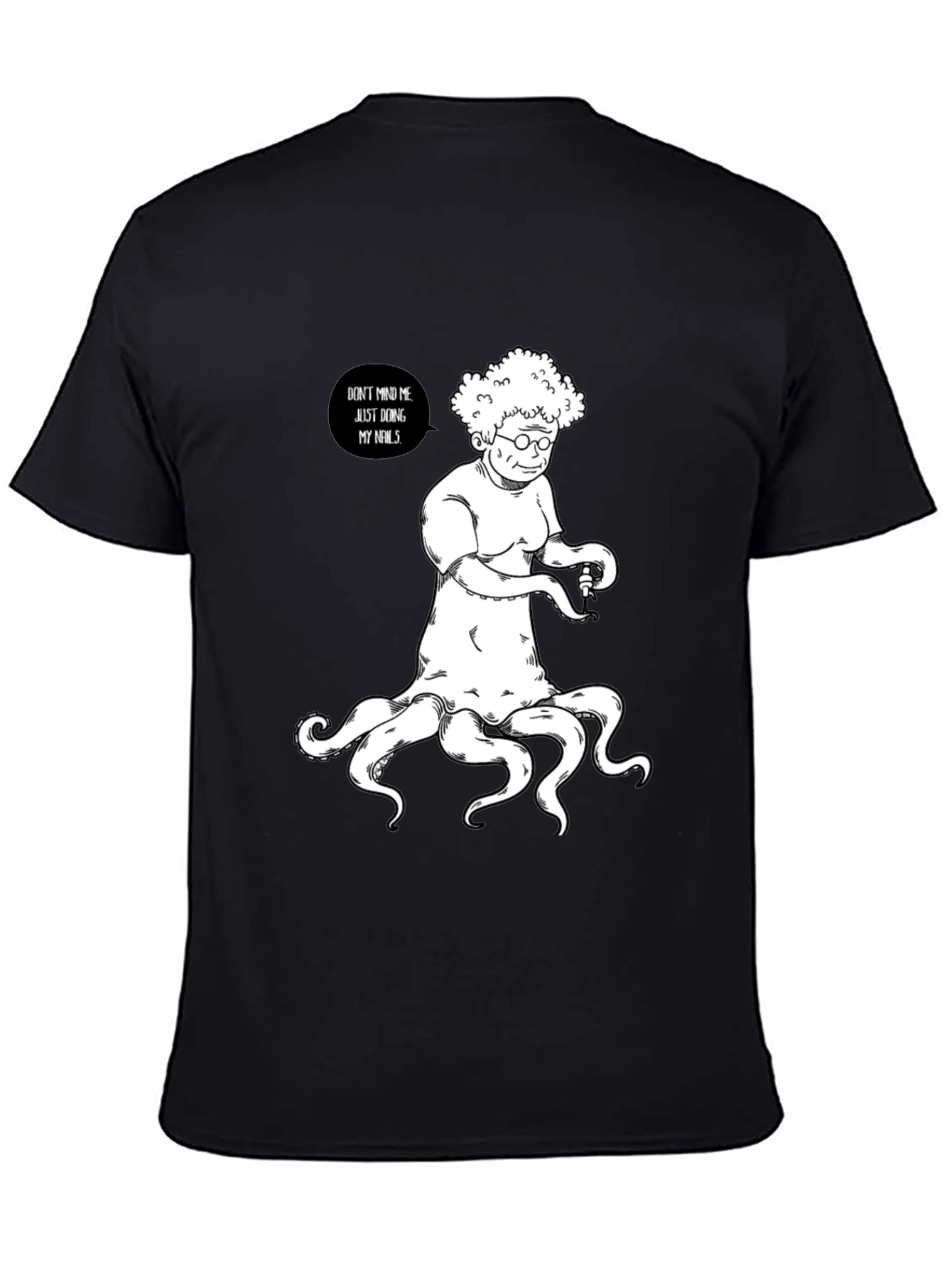 Funny Octopus Grandma T-Shirt - Nail Day