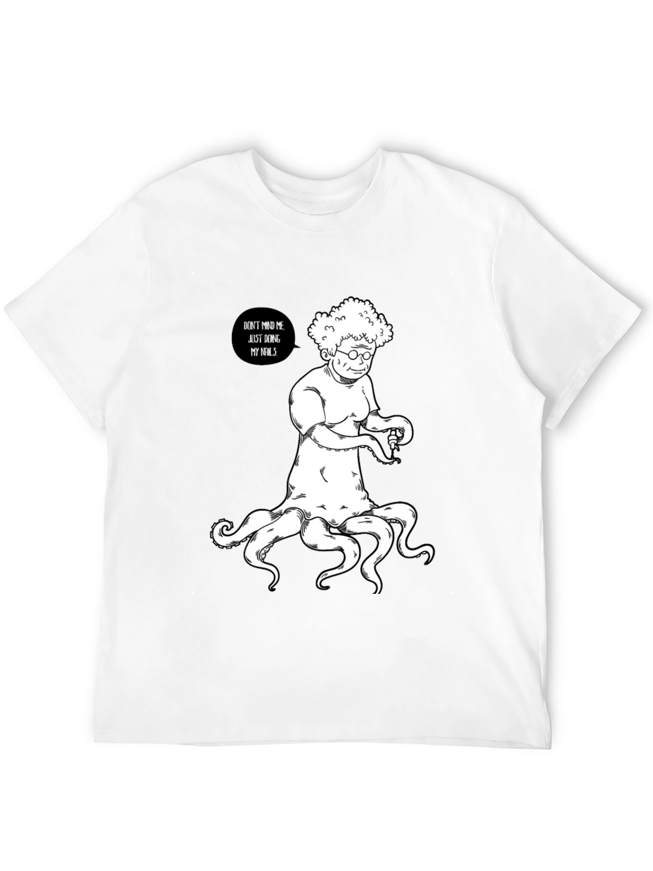 Funny Octopus Grandma T-Shirt - Nail Day