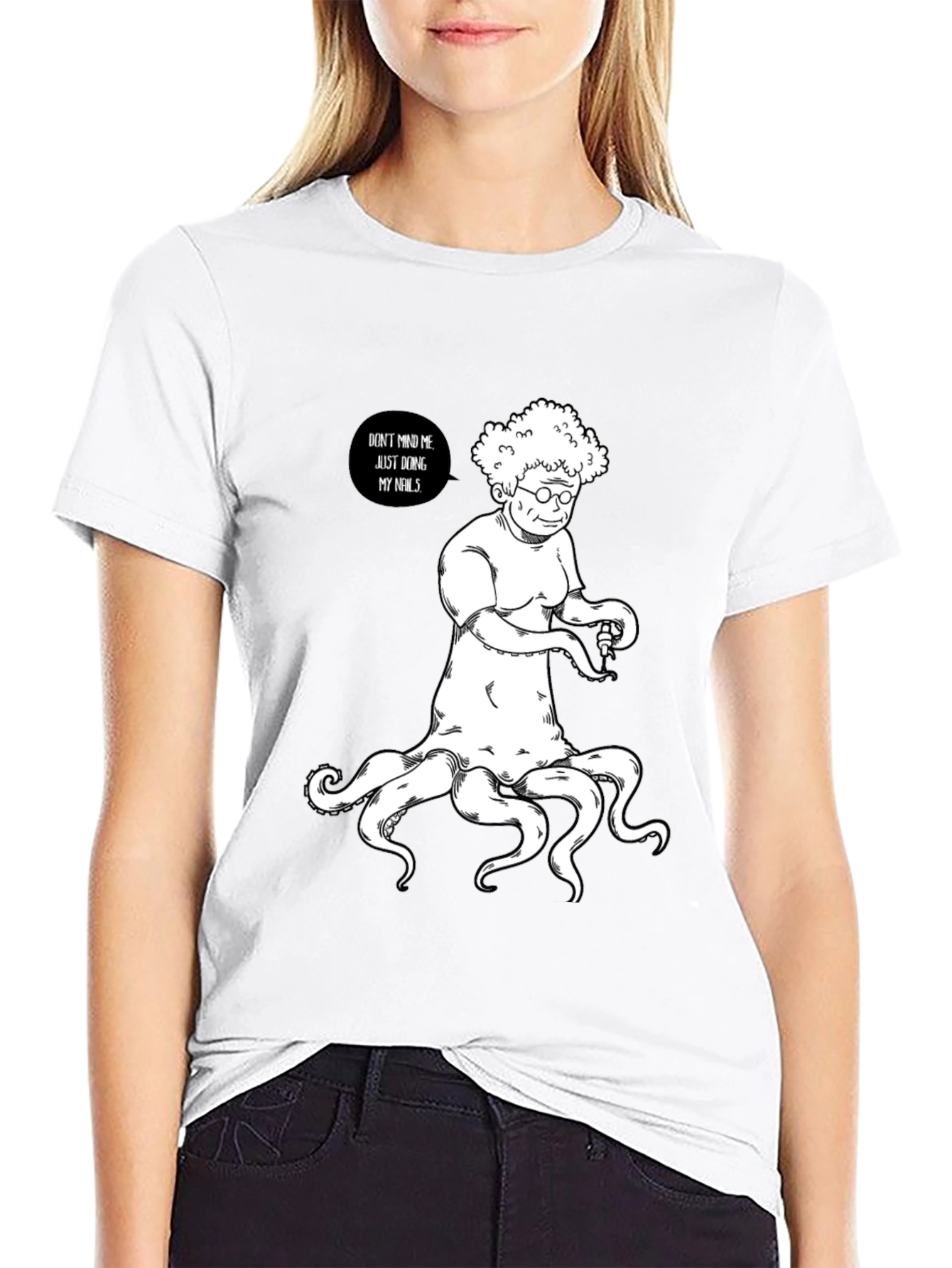 Funny Octopus Grandma T-Shirt - Nail Day