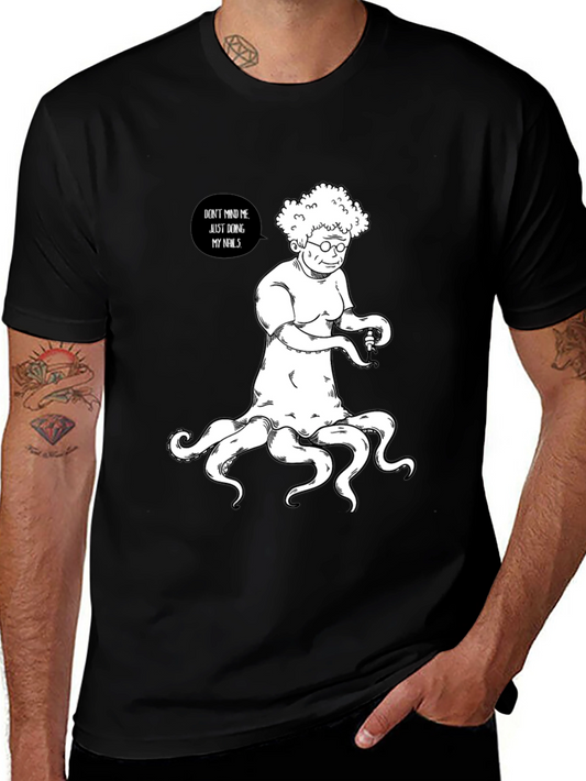 Funny Octopus Grandma T-Shirt - Nail Day