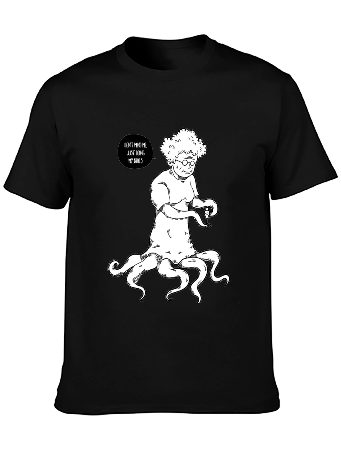 Funny Octopus Grandma T-Shirt - Nail Day