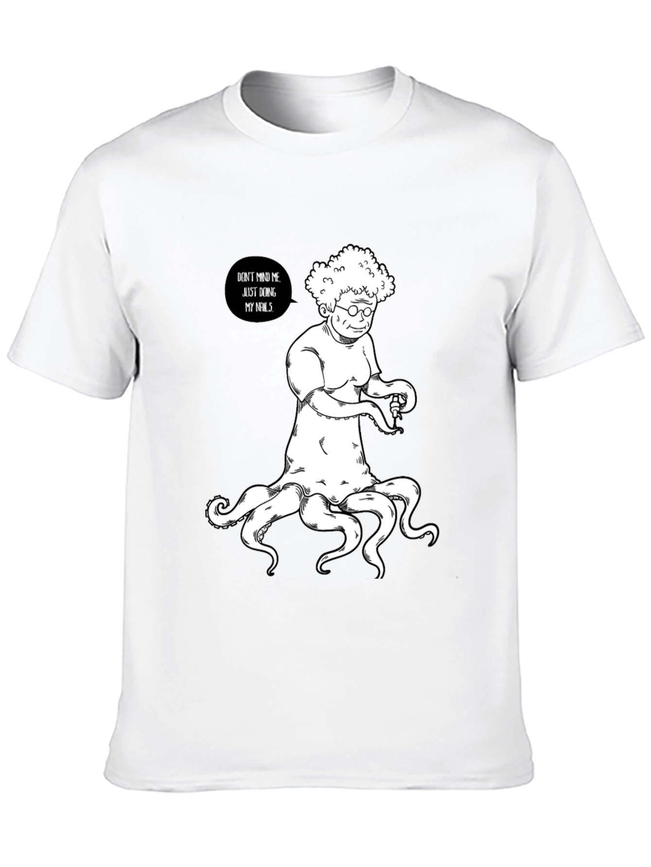 Funny Octopus Grandma T-Shirt - Nail Day