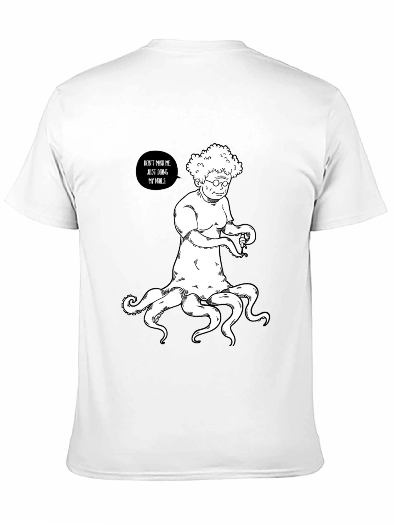 Funny Octopus Grandma T-Shirt - Nail Day