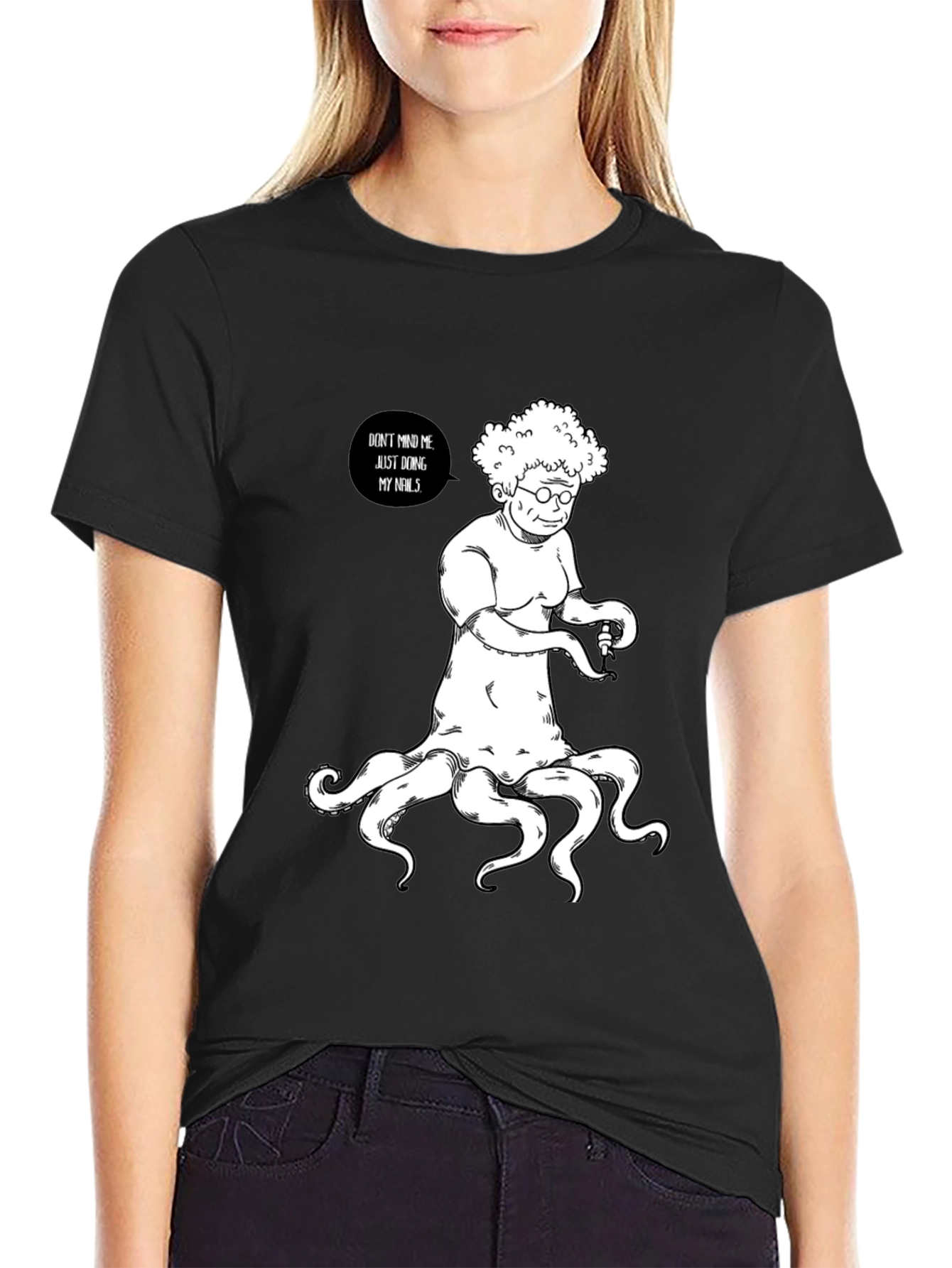 Funny Octopus Grandma T-Shirt - Nail Day