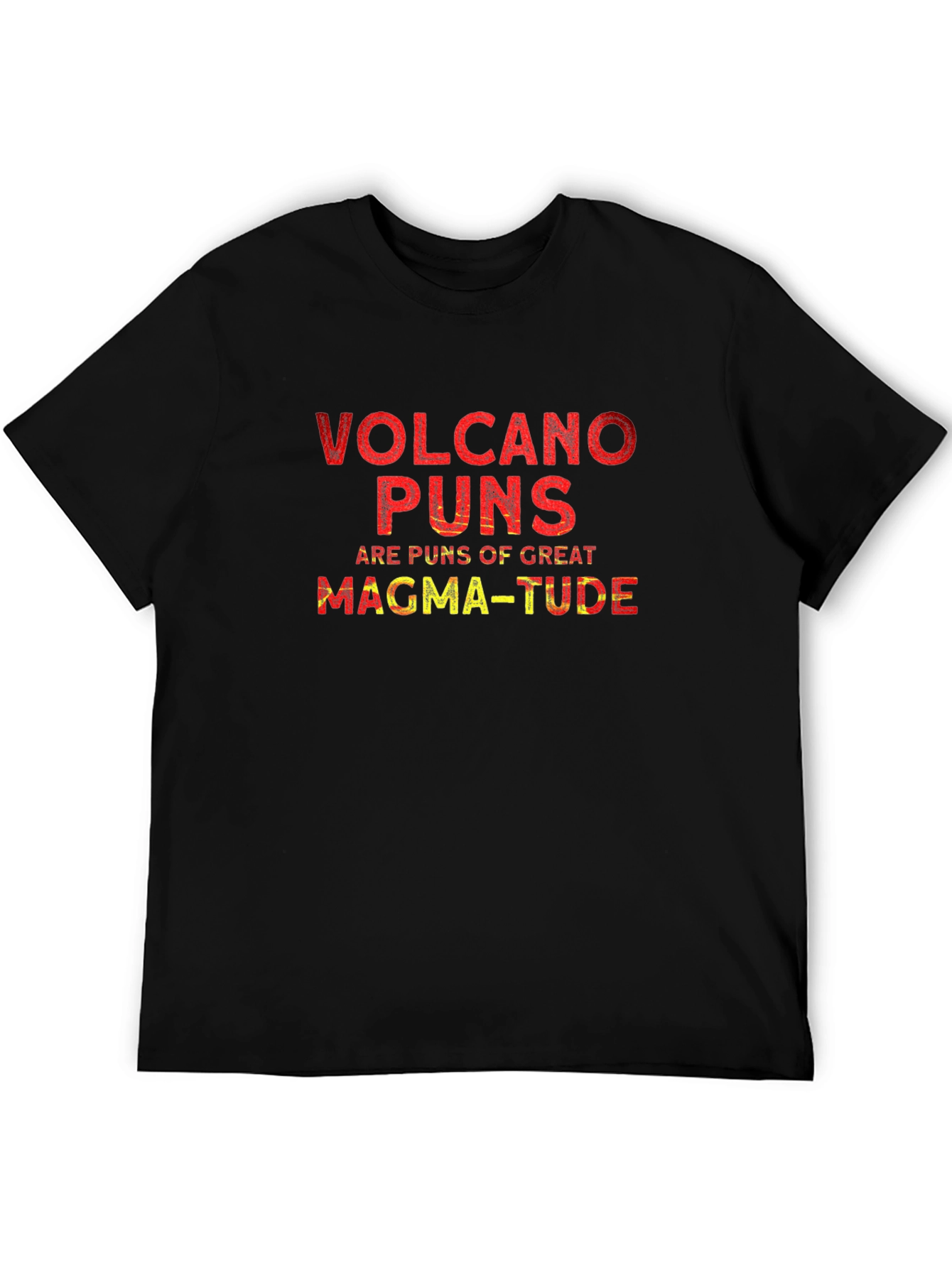 Volcano Puns Graphic T-Shirt - Great Magma-tude!